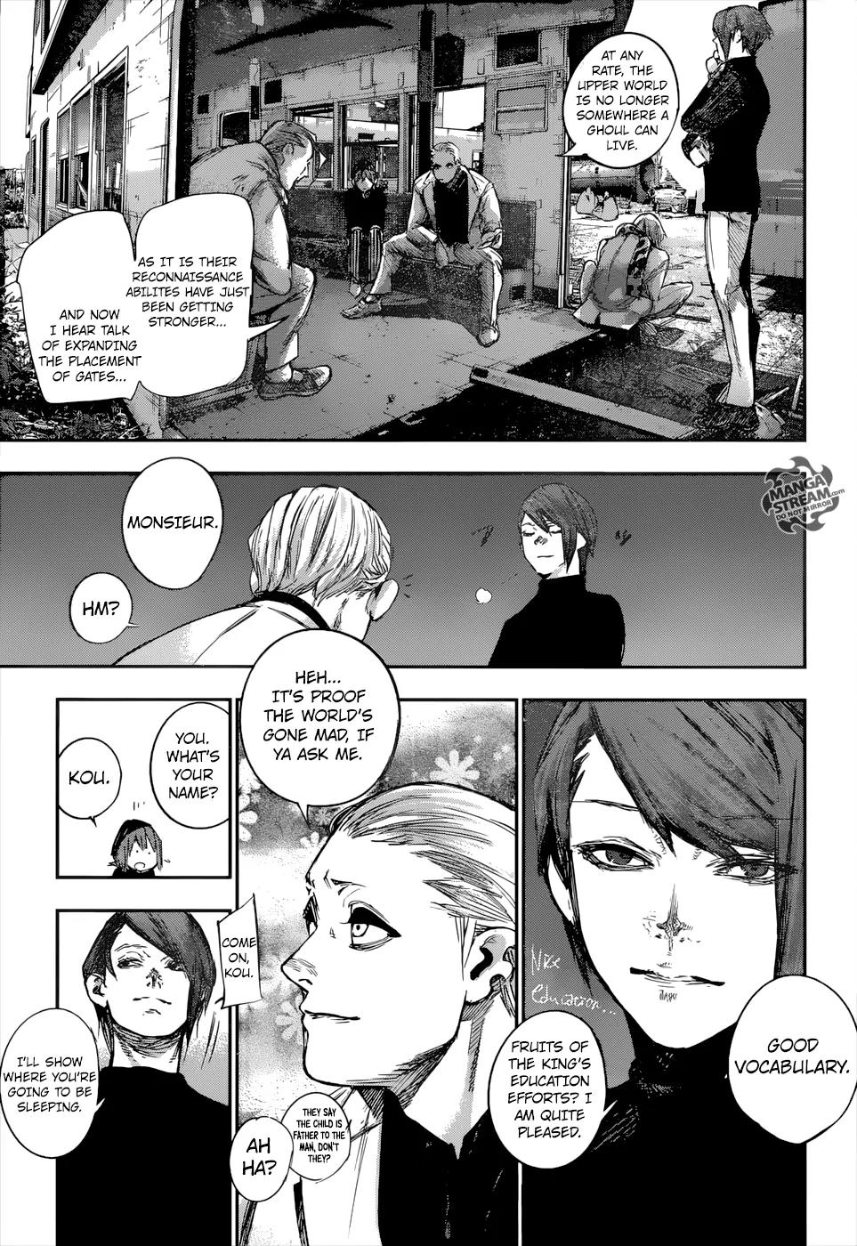 Tokyo Ghoul:re Chapter 127 page 16 - Chapter 127: Beginning