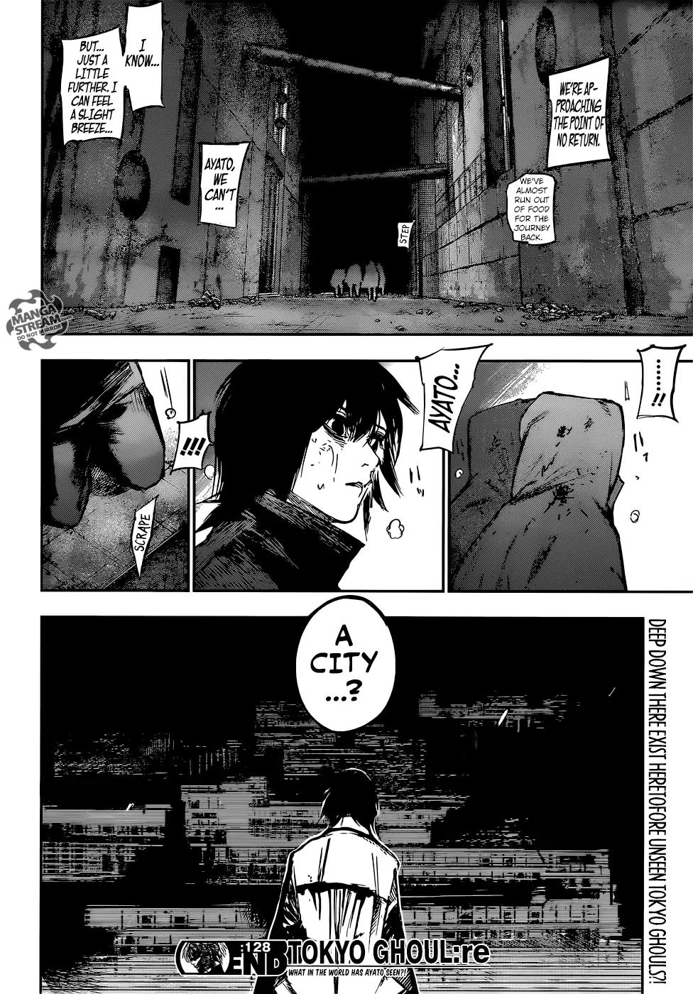 Tokyo Ghoul:re Chapter 128 page 19 - Chapter 128: Meal