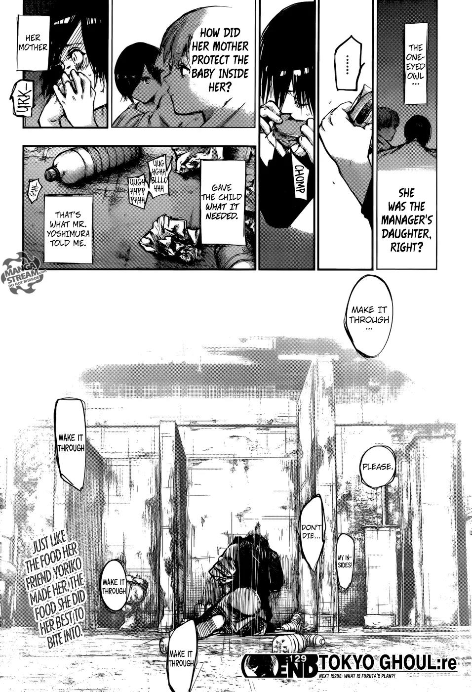Tokyo Ghoul:re Chapter 129 page 20 - Chapter 129: Suffering