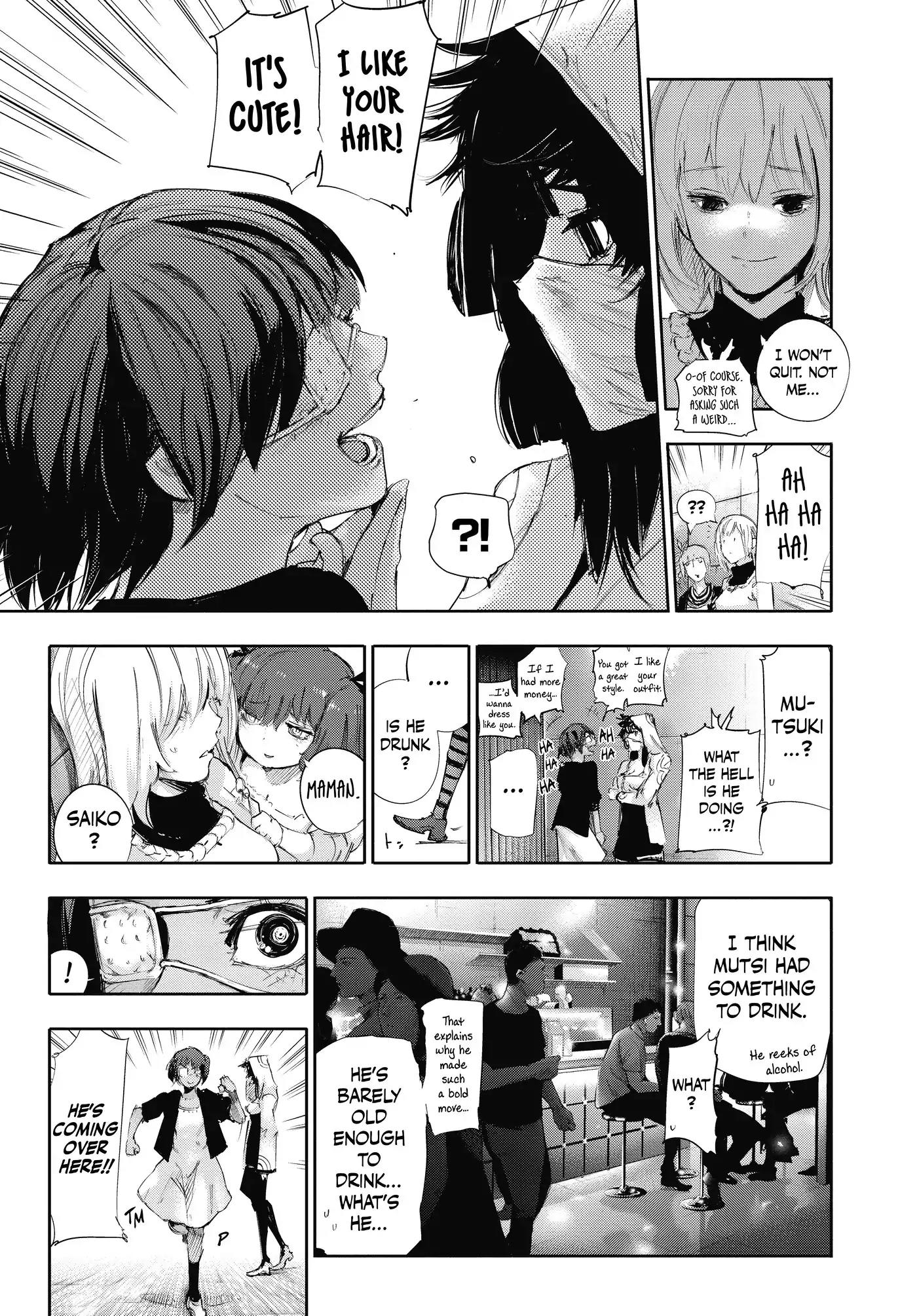 Tokyo Ghoul:re Chapter 13 page 13 - Chapter 13: Let It Rain Blood