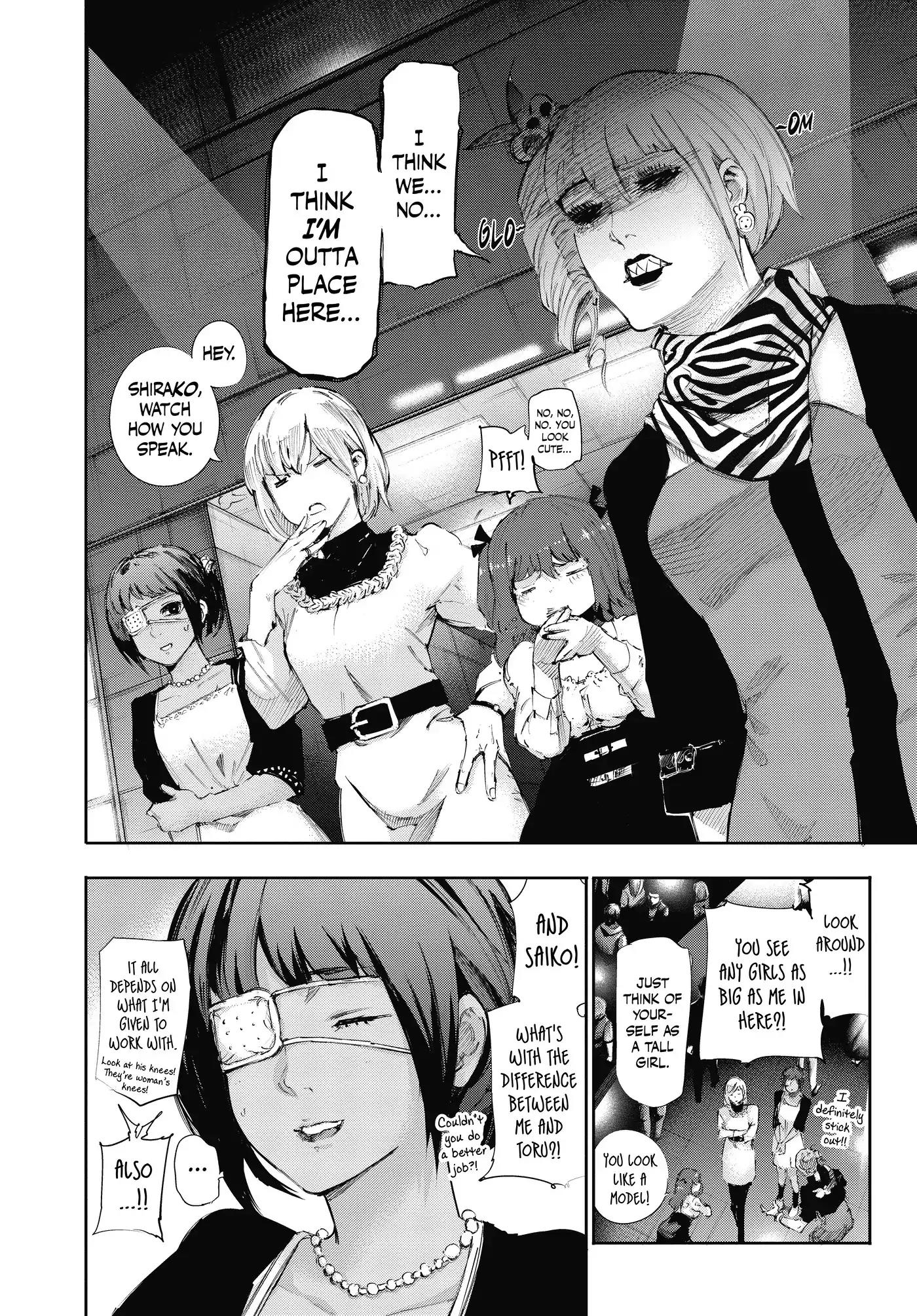Tokyo Ghoul:re Chapter 13 page 2 - Chapter 13: Let It Rain Blood