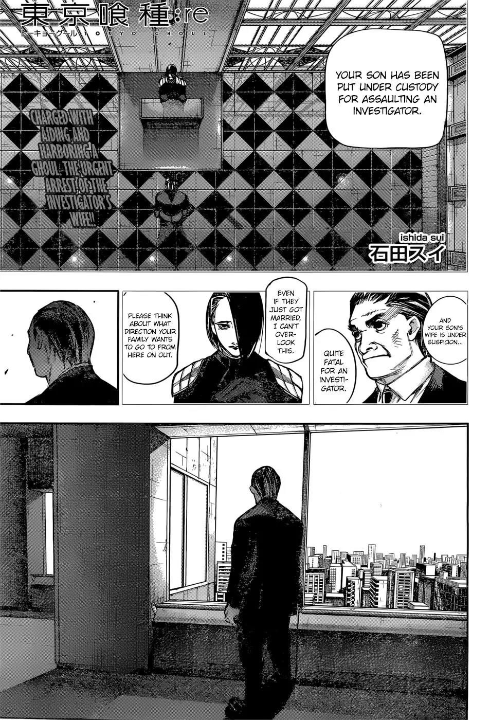 Tokyo Ghoul:re Chapter 130 page 1 - Chapter 130: Meaningless