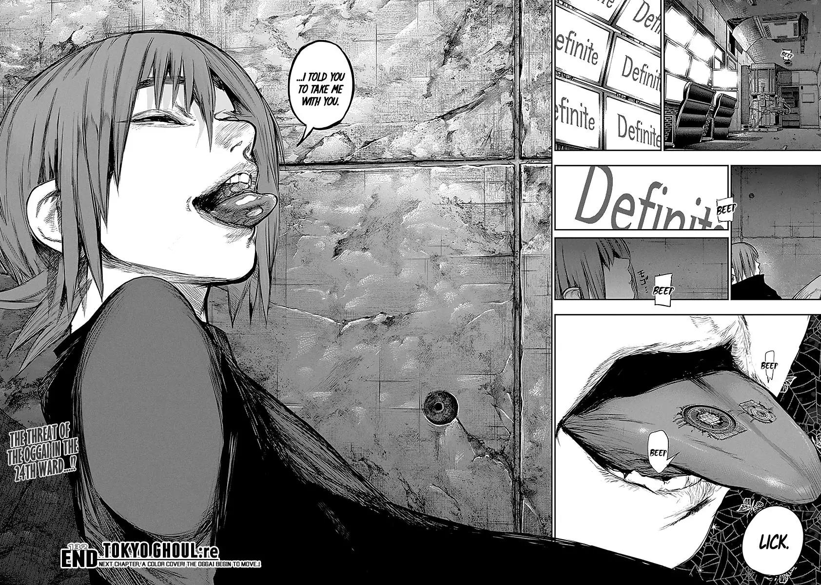 Tokyo Ghoul:re Chapter 132 page 17 - Chapter 132: In Two Meanings