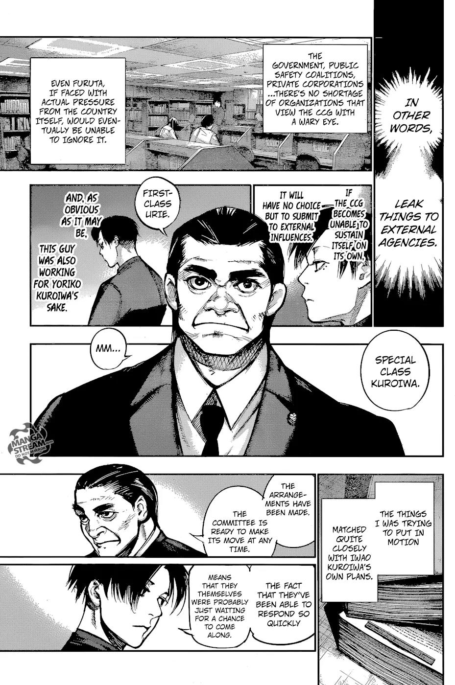 Tokyo Ghoul:re Chapter 133 page 7 - Chapter 133: I've Raised Reapers for Three People