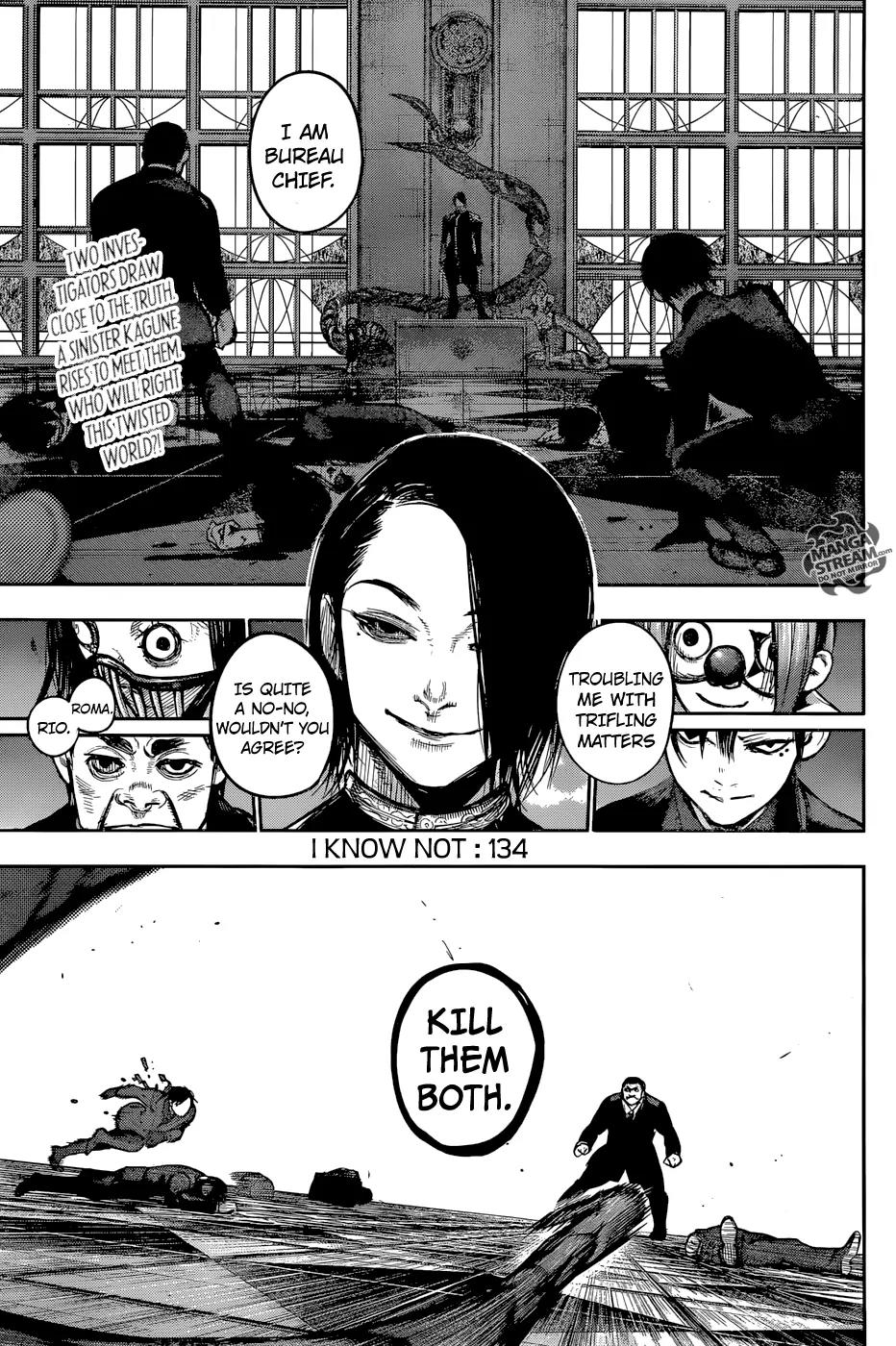 Tokyo Ghoul:re Chapter 134 page 5 - Chapter 134: I Know Not