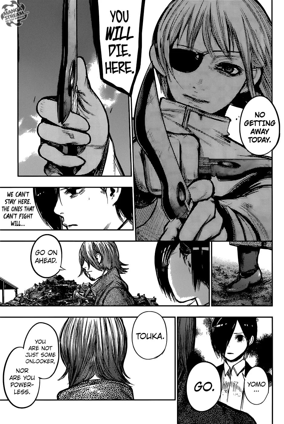 Tokyo Ghoul:re Chapter 135 page 18 - Chapter 135: Night Comes
