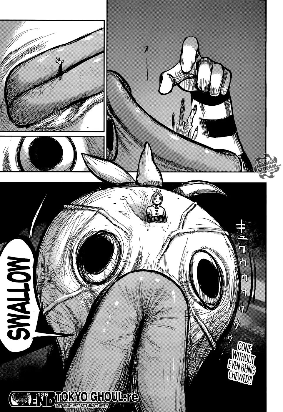Tokyo Ghoul:re Chapter 136 page 21 - Chapter 136: Despite Bravery