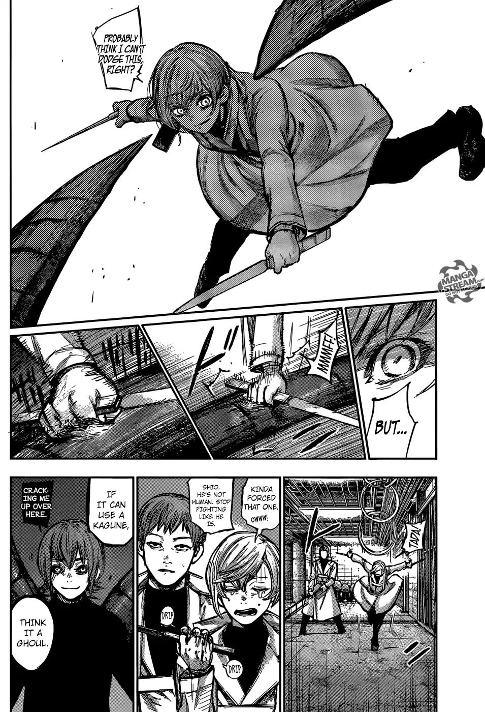 Tokyo Ghoul:re Chapter 139 page 18 - Chapter 139: He Laughs