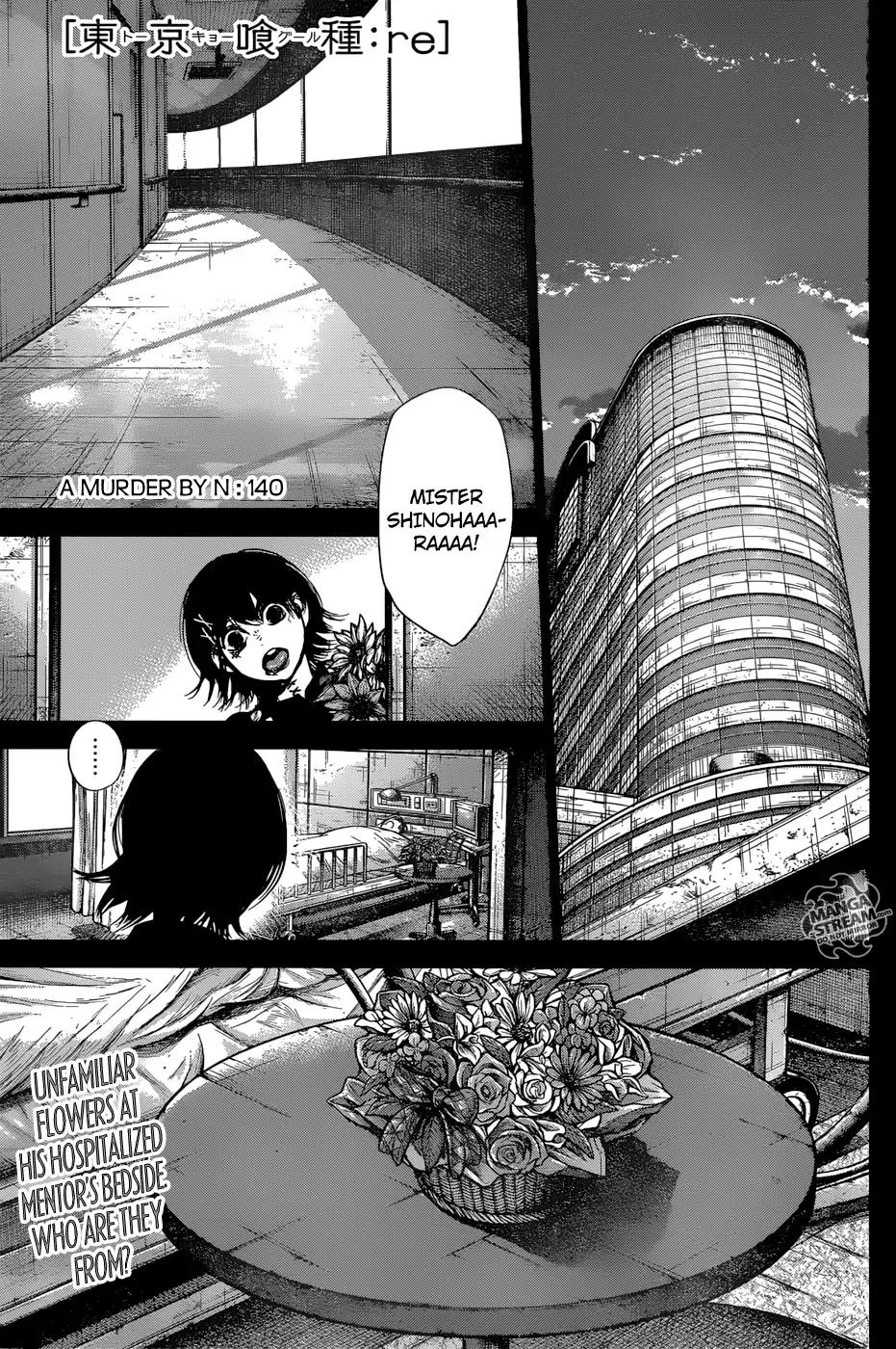 Tokyo Ghoul:re Chapter 140 page 1 - Chapter 140: A Murder by N