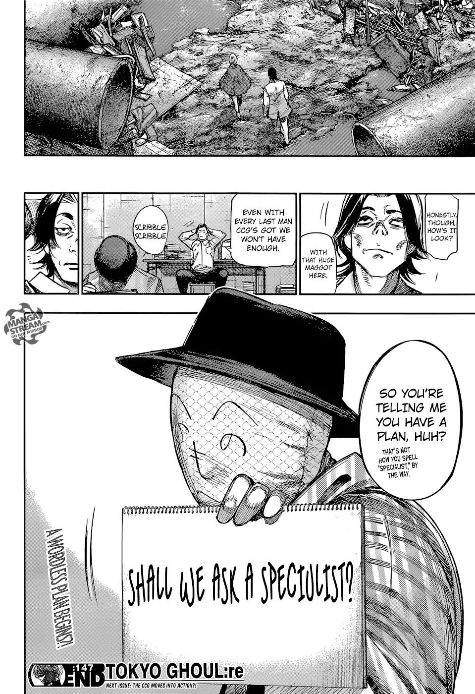 Tokyo Ghoul:re Chapter 147 page 19 - Chapter 147: 1
