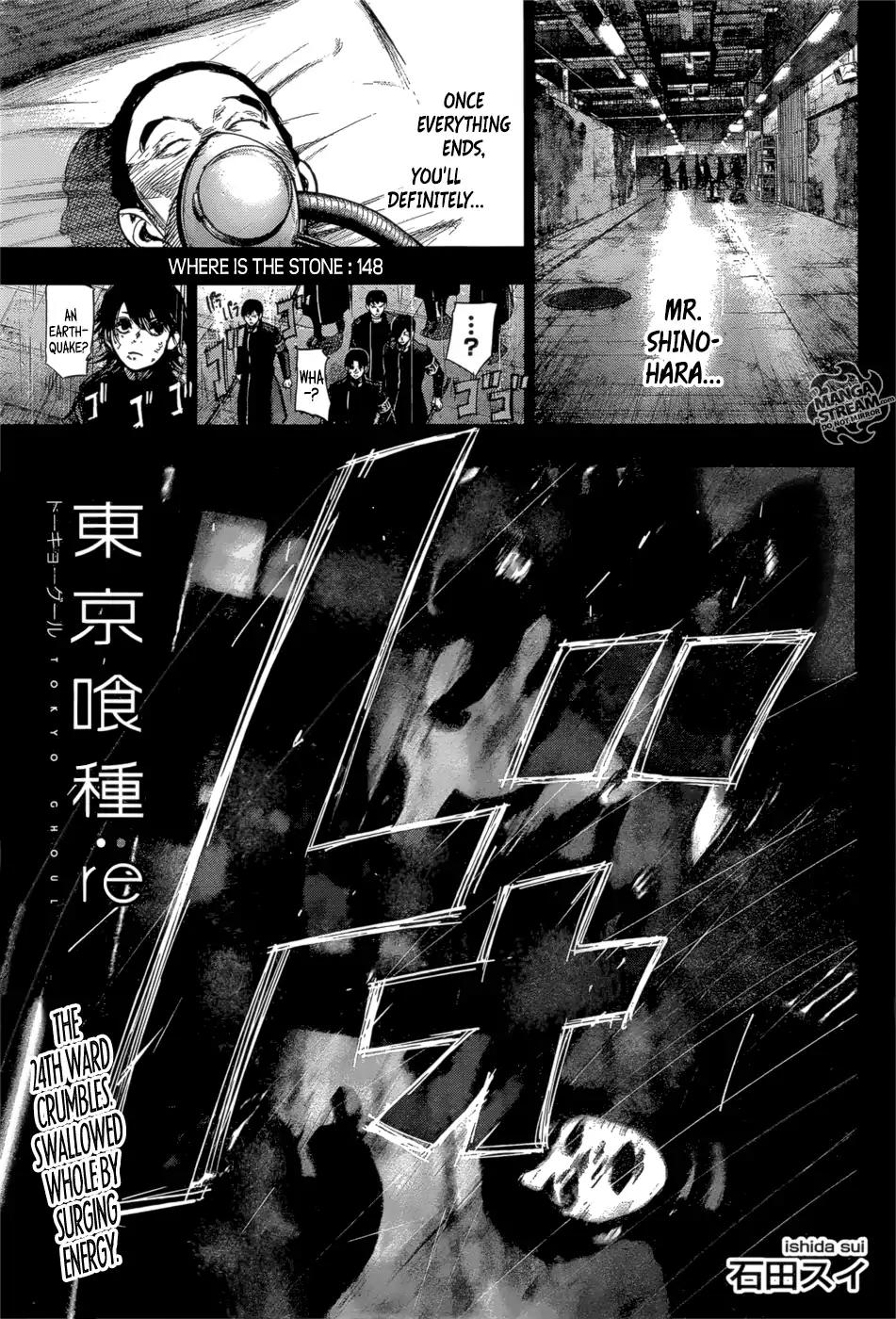 Tokyo Ghoul:re Chapter 148 page 1 - Chapter 148: Where is the Stone