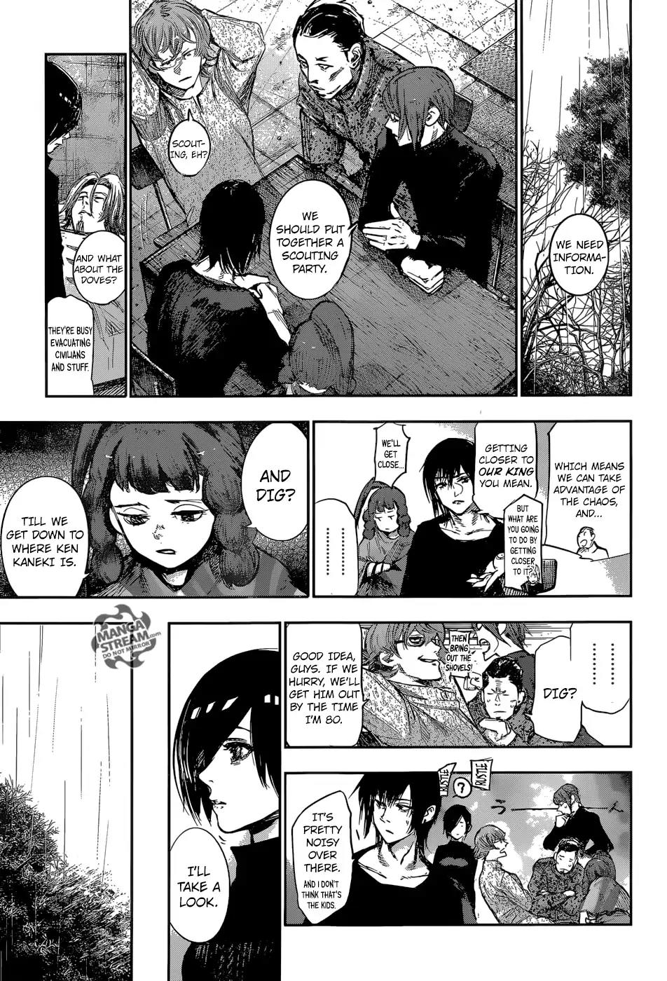 Tokyo Ghoul:re Chapter 149 page 17 - Chapter 149: Splitting Bamboo