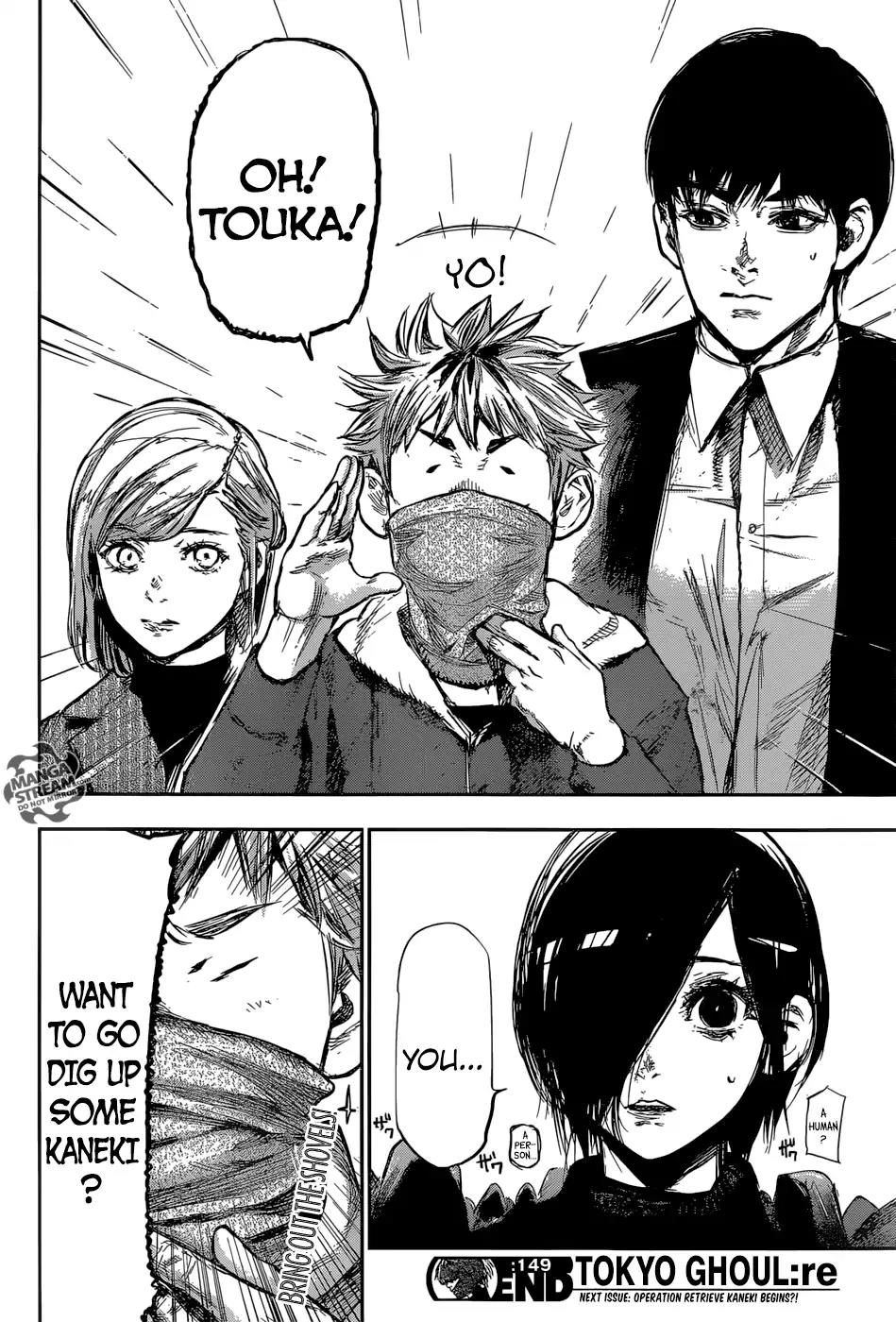 Tokyo Ghoul:re Chapter 149 page 18 - Chapter 149: Splitting Bamboo