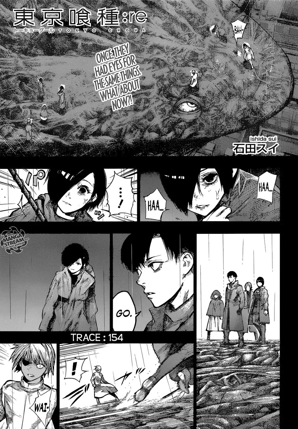 Tokyo Ghoul:re Chapter 154 page 1 - Chapter 154: Trace