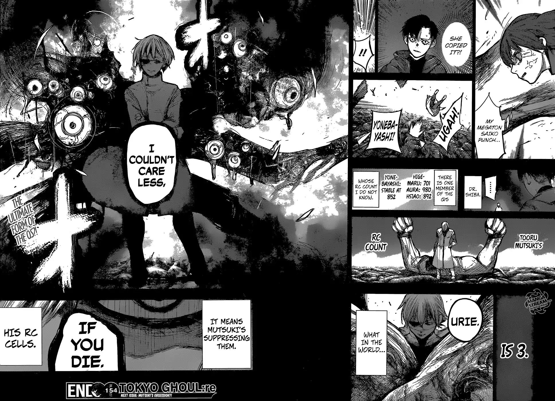 Tokyo Ghoul:re Chapter 154 page 19 - Chapter 154: Trace