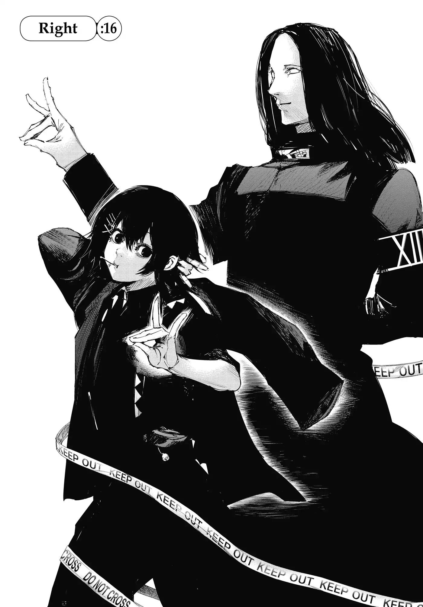 Tokyo Ghoul:re Chapter 16 page 1 - Chapter 16: Right