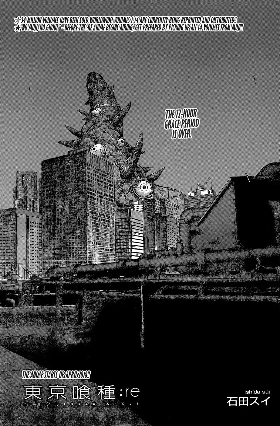 Tokyo Ghoul:re Chapter 160 page 1 - Chapter 160: Mourning