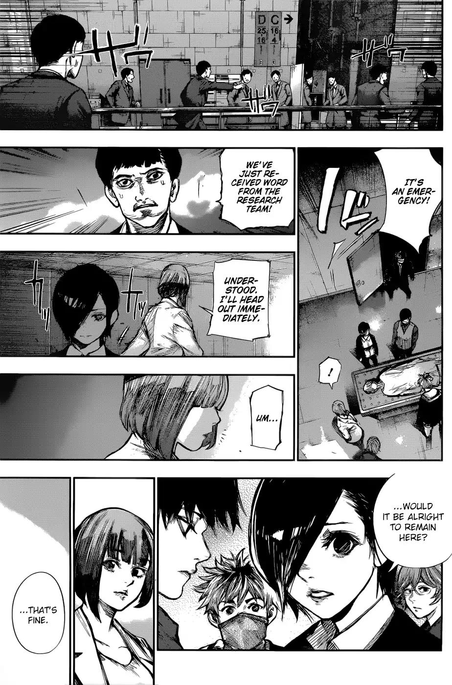 Tokyo Ghoul:re Chapter 162 page 6 - Chapter 162: Holding a Pomegranate