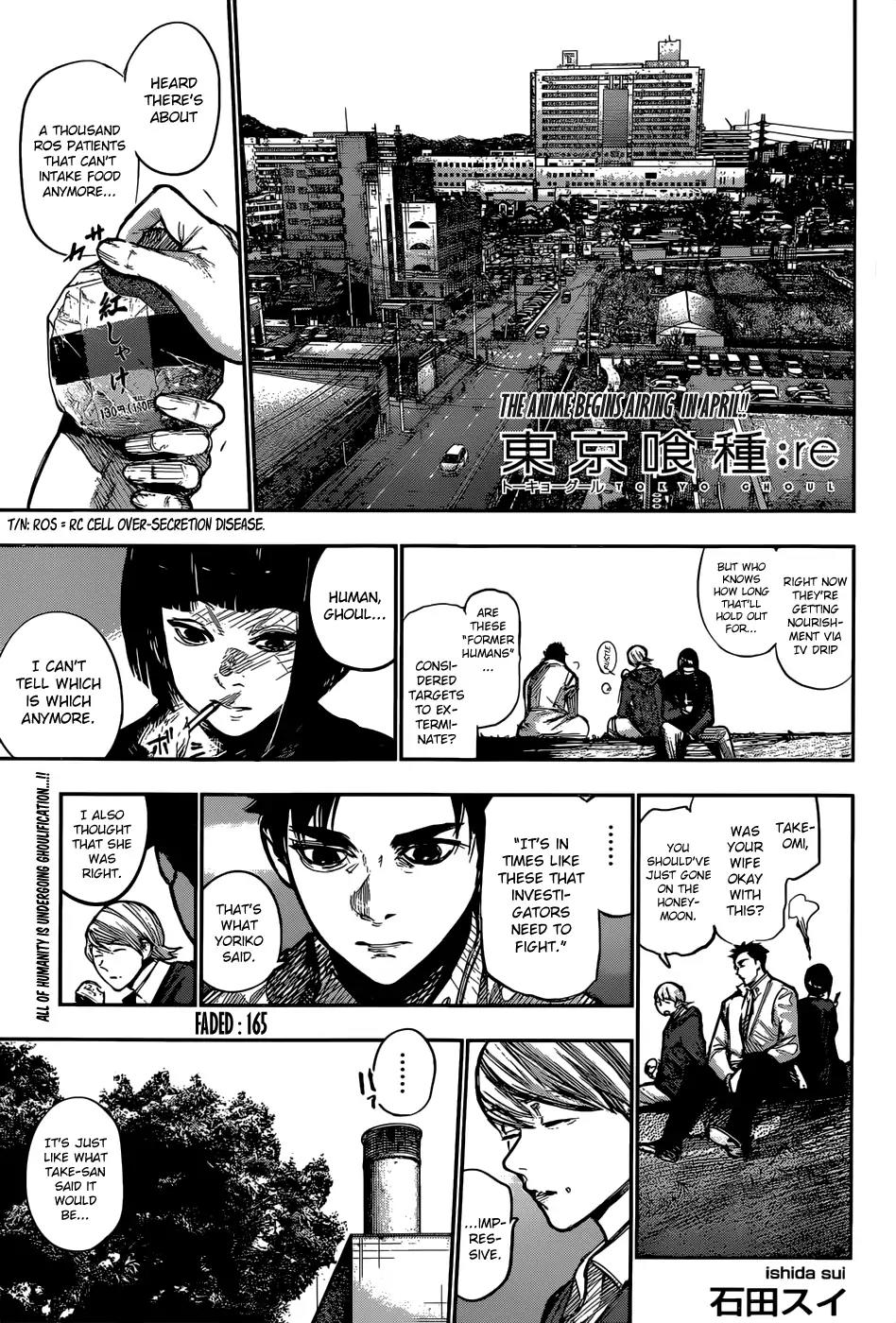 Tokyo Ghoul:re Chapter 165 page 1 - Chapter 165