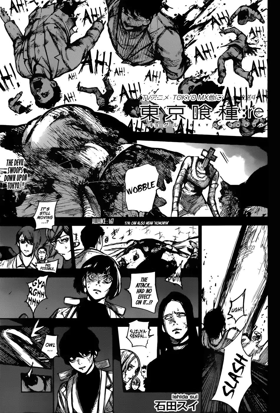 Tokyo Ghoul:re Chapter 167 page 1 - Chapter 167