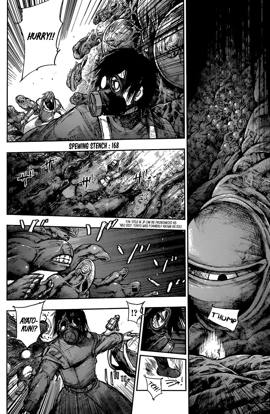 Tokyo Ghoul:re Chapter 168 page 3 - Chapter 168: Spewing Stench