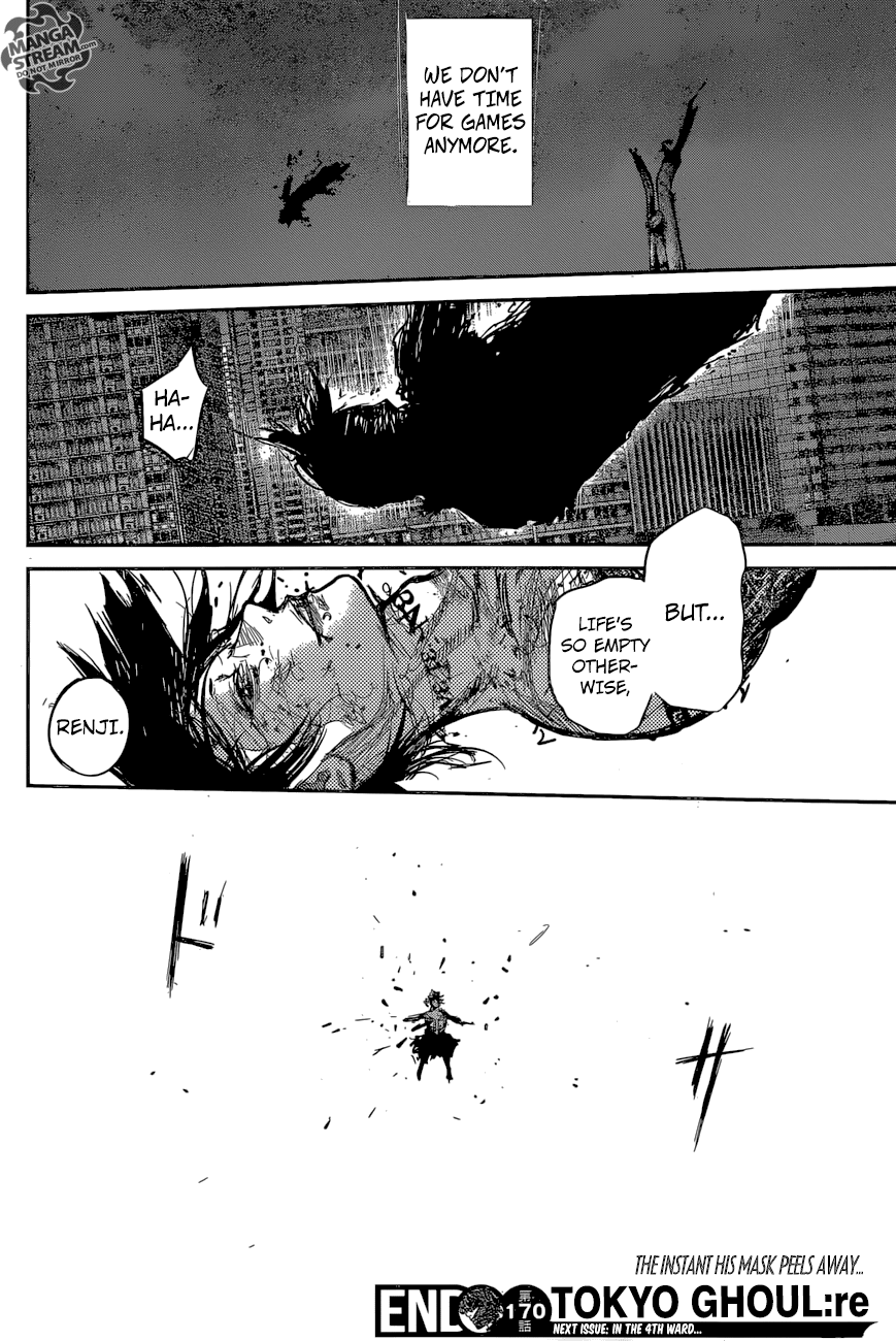 Tokyo Ghoul:re Chapter 170 page 18 - Chapter 170