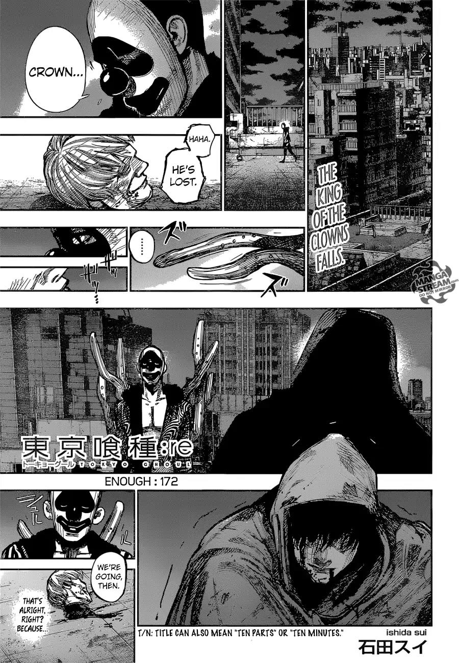 Tokyo Ghoul:re Chapter 172 page 1 - Chapter 172