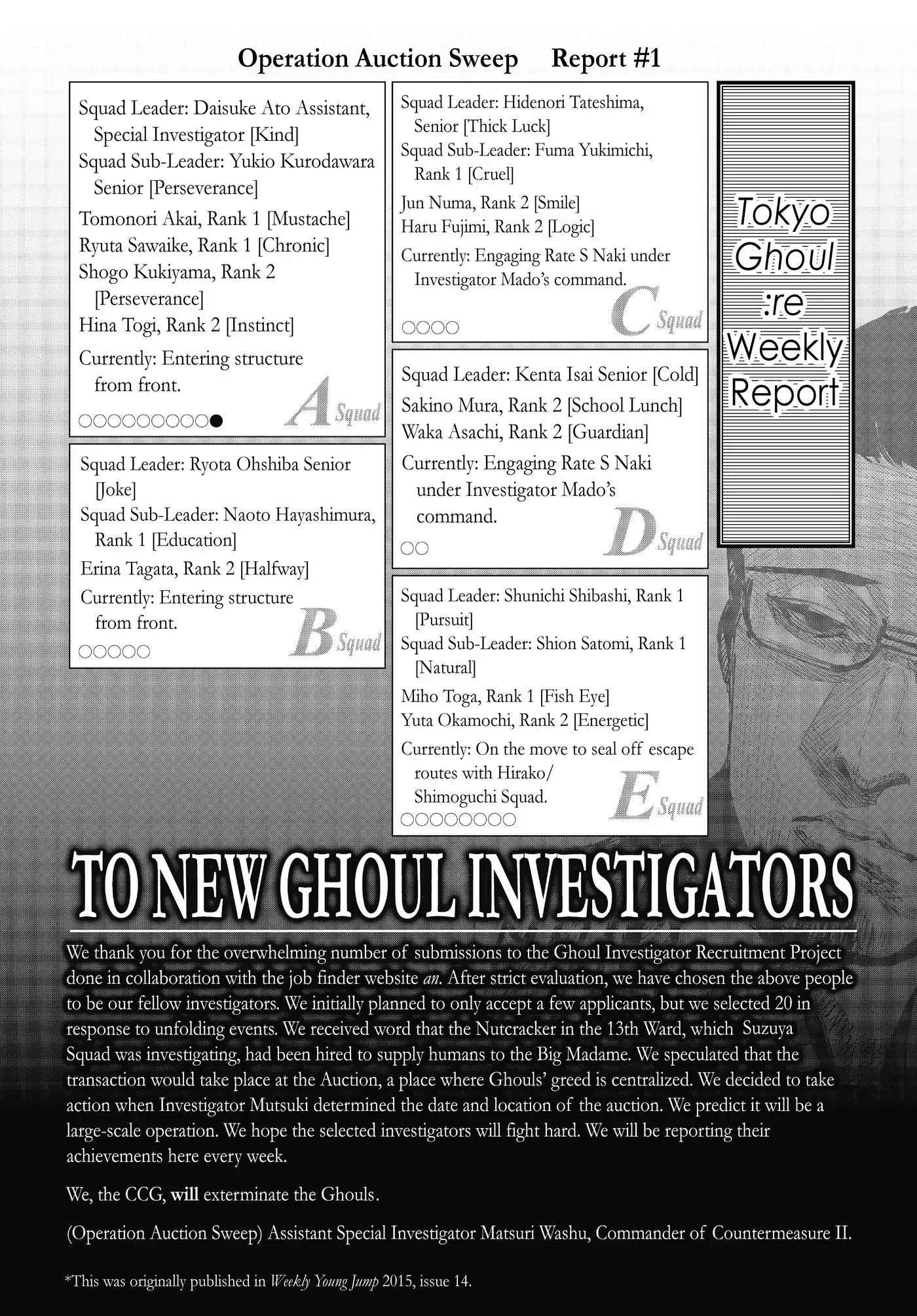 Tokyo Ghoul:re Chapter 19 page 19 - Chapter 19: Party