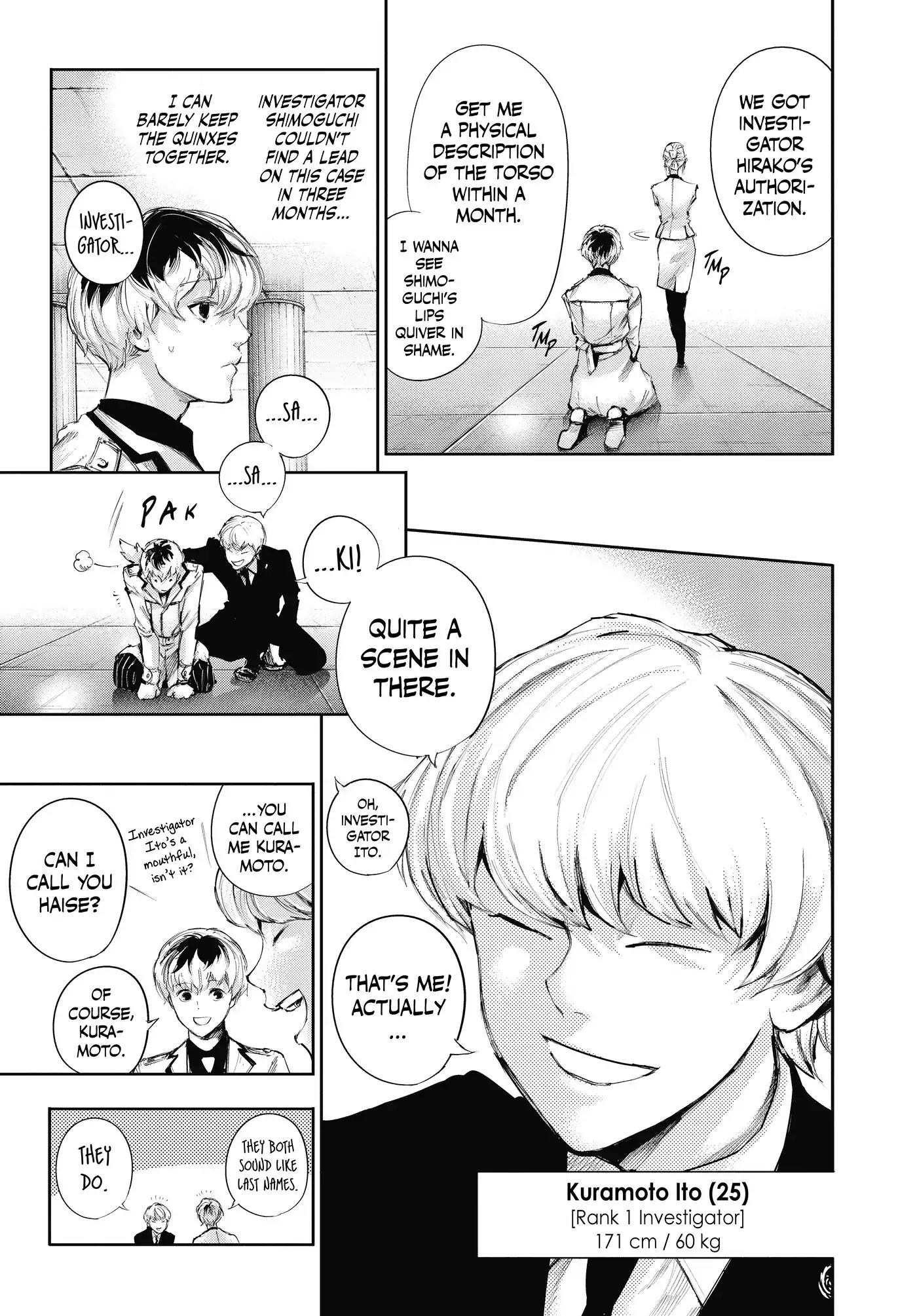 Tokyo Ghoul:re Chapter 2 page 13 - Chapter 2: Reader To Leader