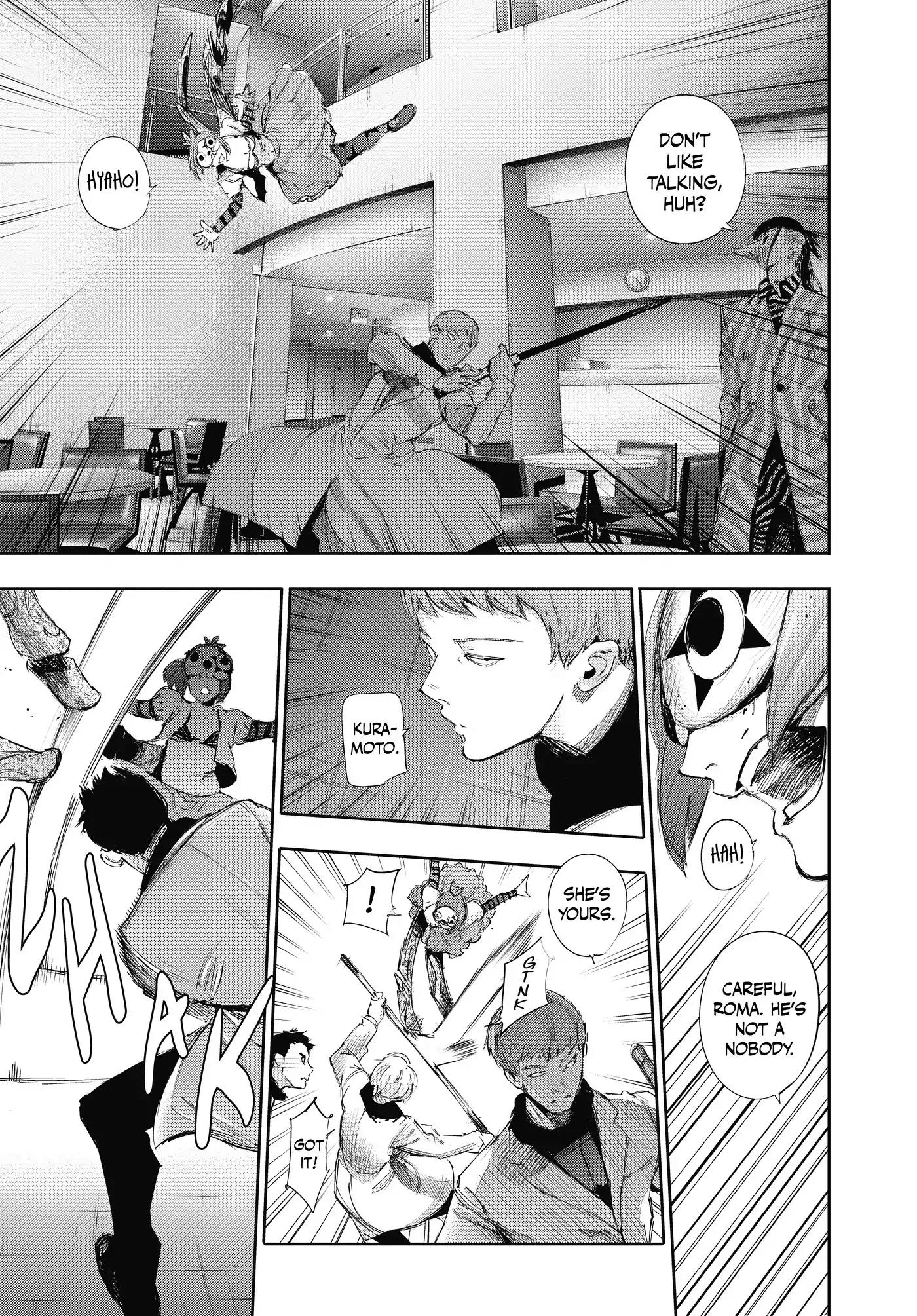 Tokyo Ghoul:re Chapter 22 page 9 - Chapter 22: Rebut