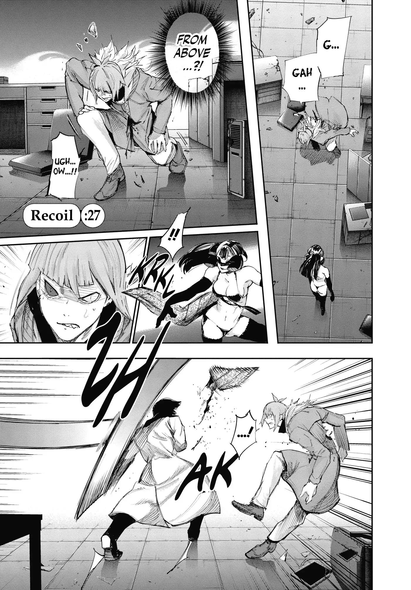 Tokyo Ghoul:re Chapter 27 page 1 - Chapter 27: Recoil