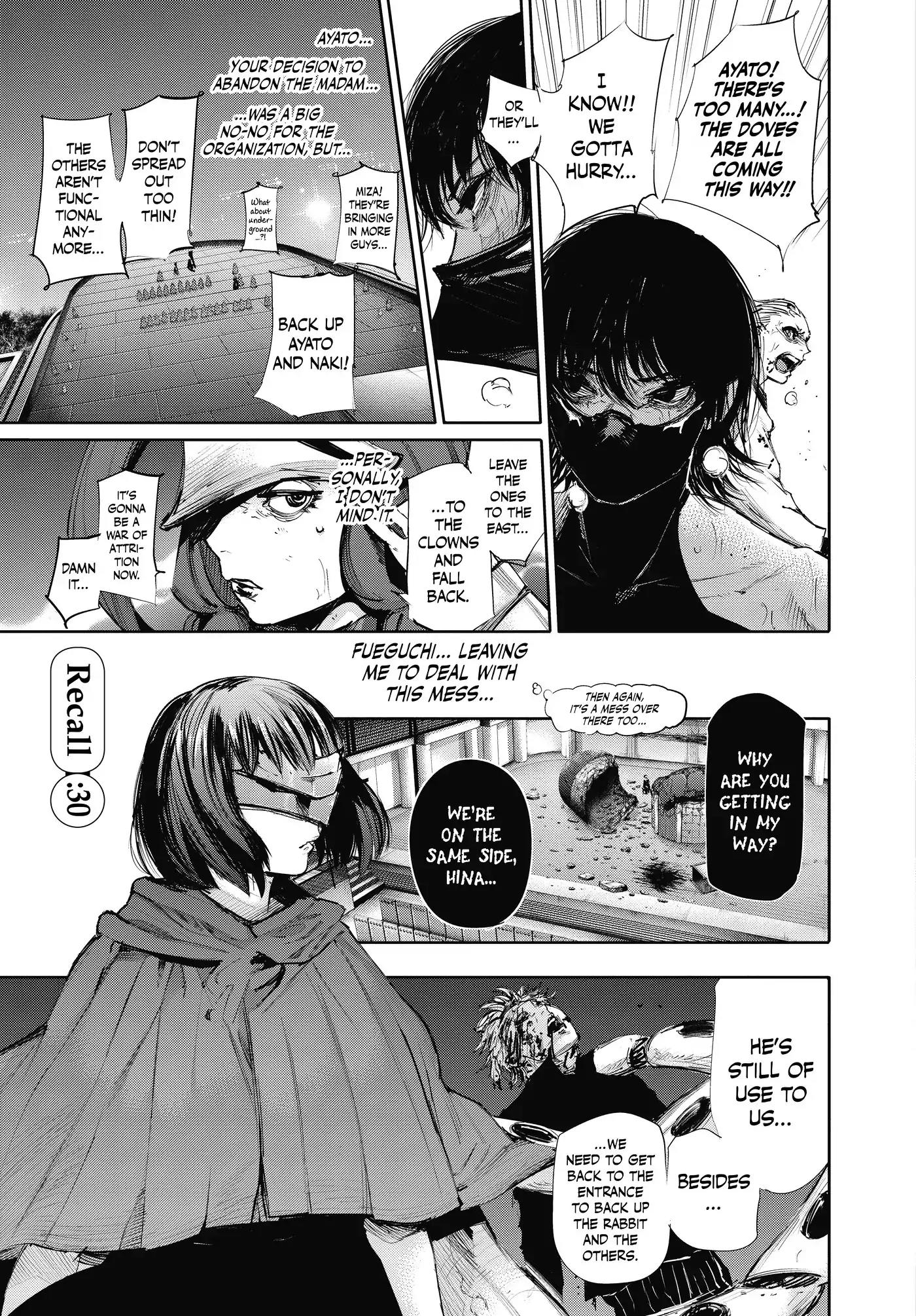 Tokyo Ghoul:re Chapter 30 page 1 - Chapter 30: Recall