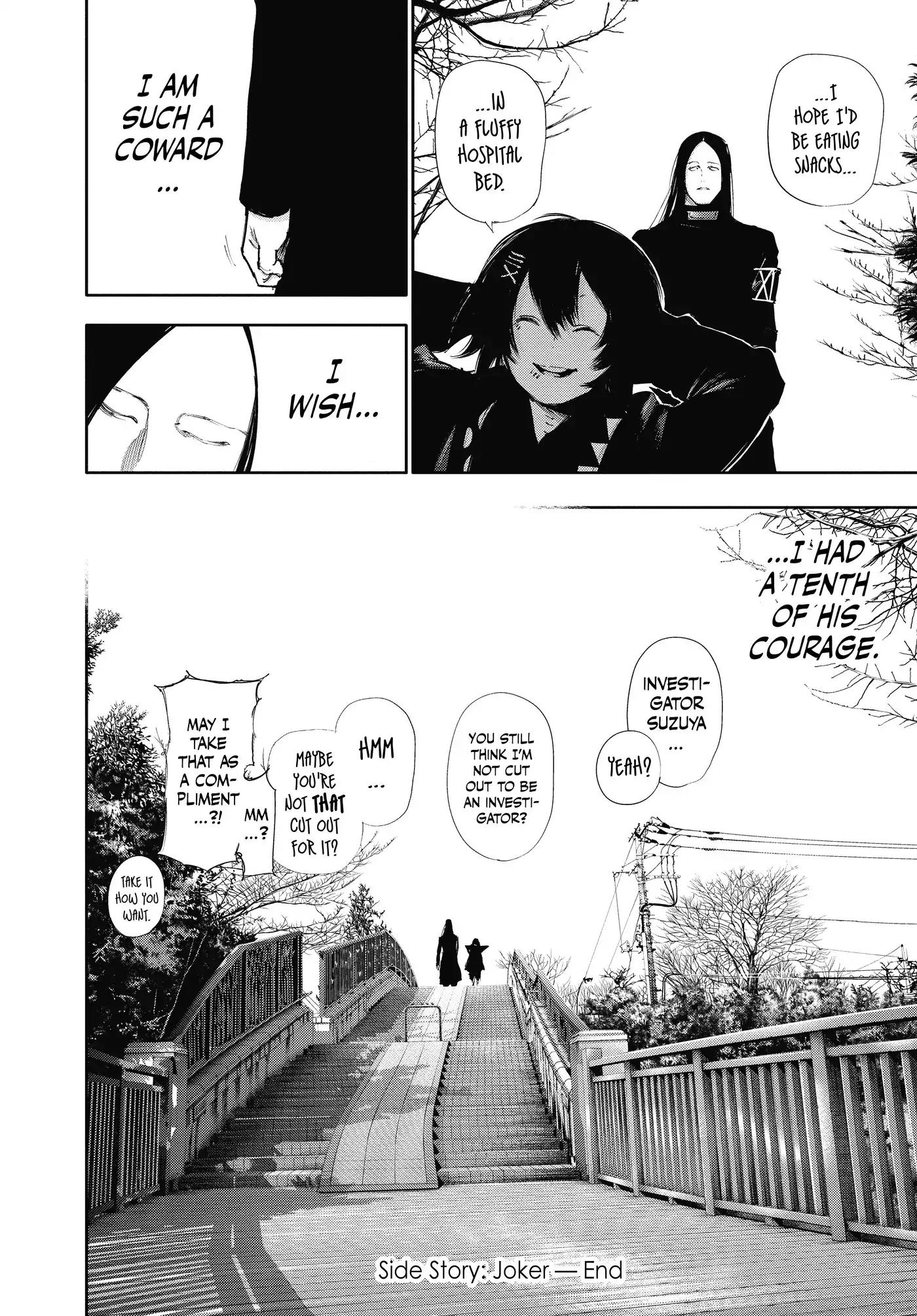 Tokyo Ghoul:re Chapter 31.5 page 32 - Vol.3 Side Story: Joker