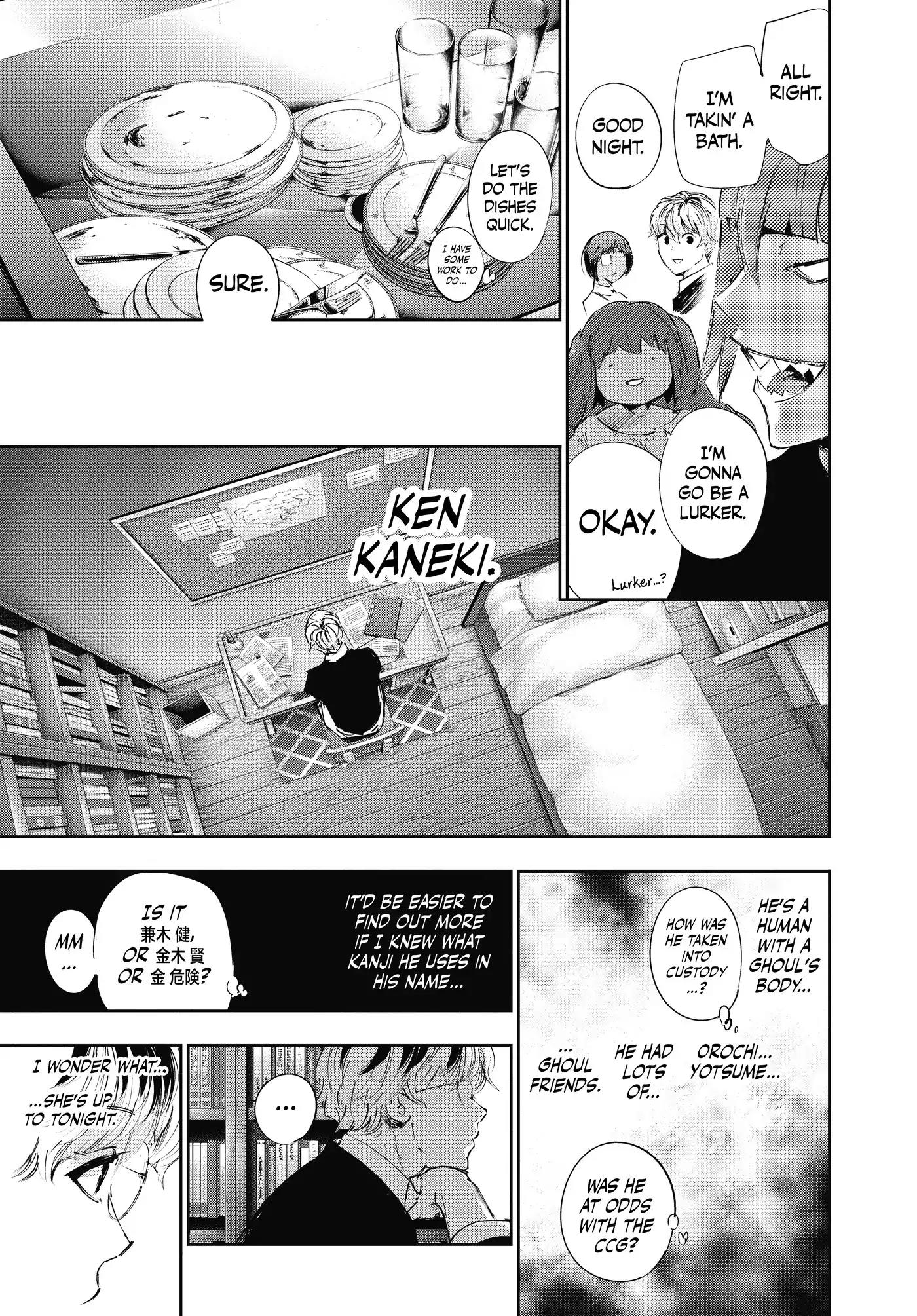 Tokyo Ghoul:re Chapter 31.6 page 22 - Chapter 31.6: Extra