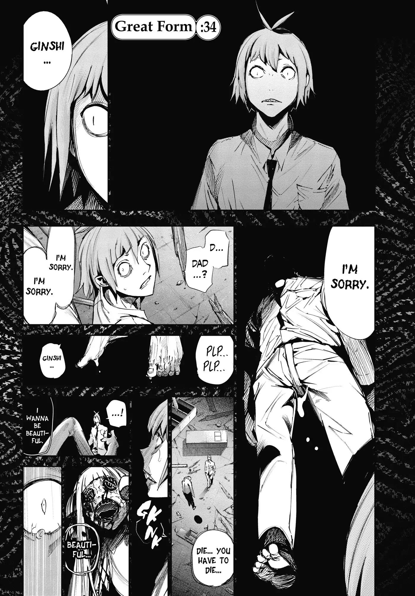 Tokyo Ghoul:re Chapter 34 page 1 - Chapter 34: Great Form