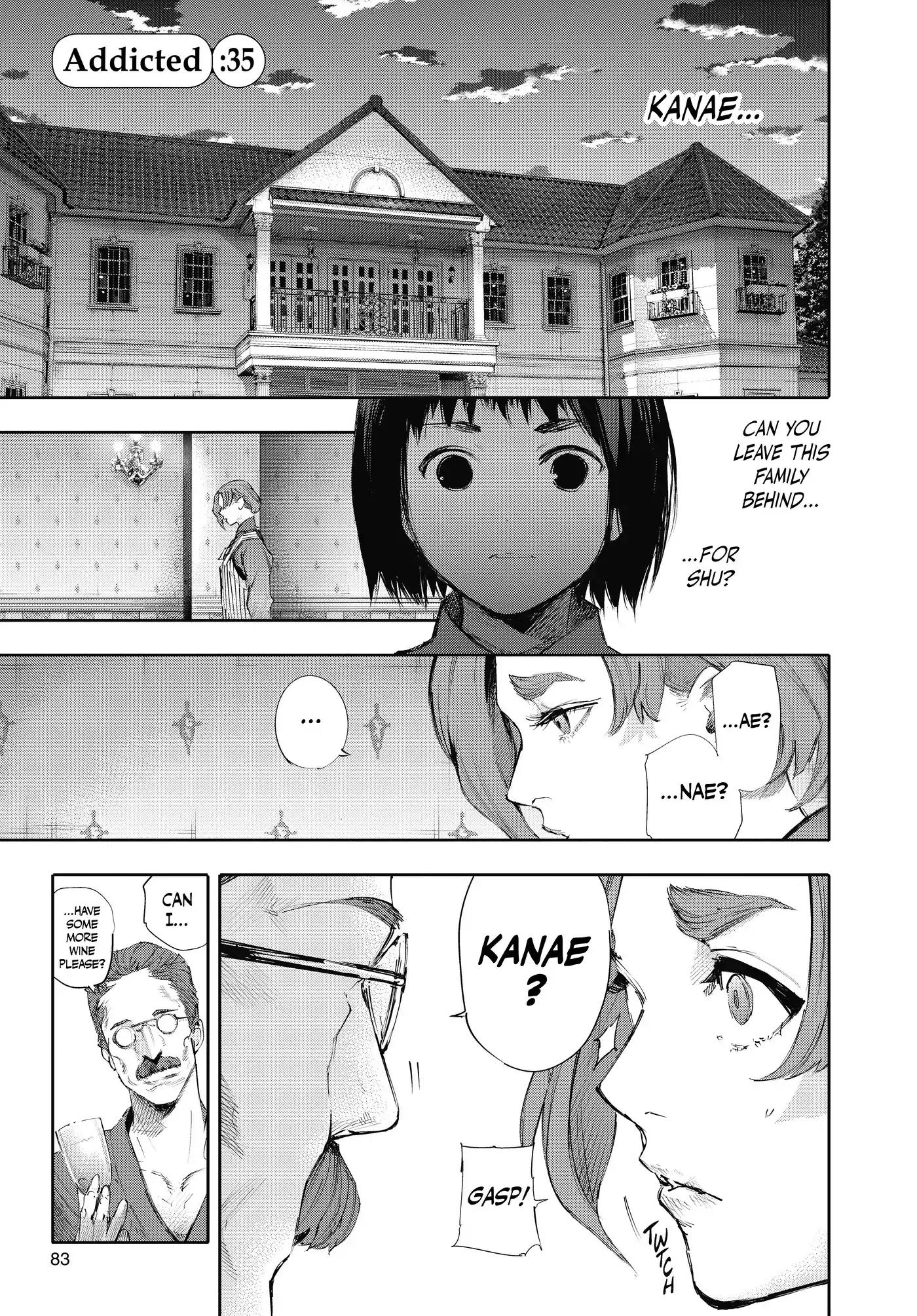 Tokyo Ghoul:re Chapter 35 page 1 - Chapter 35: Addicted