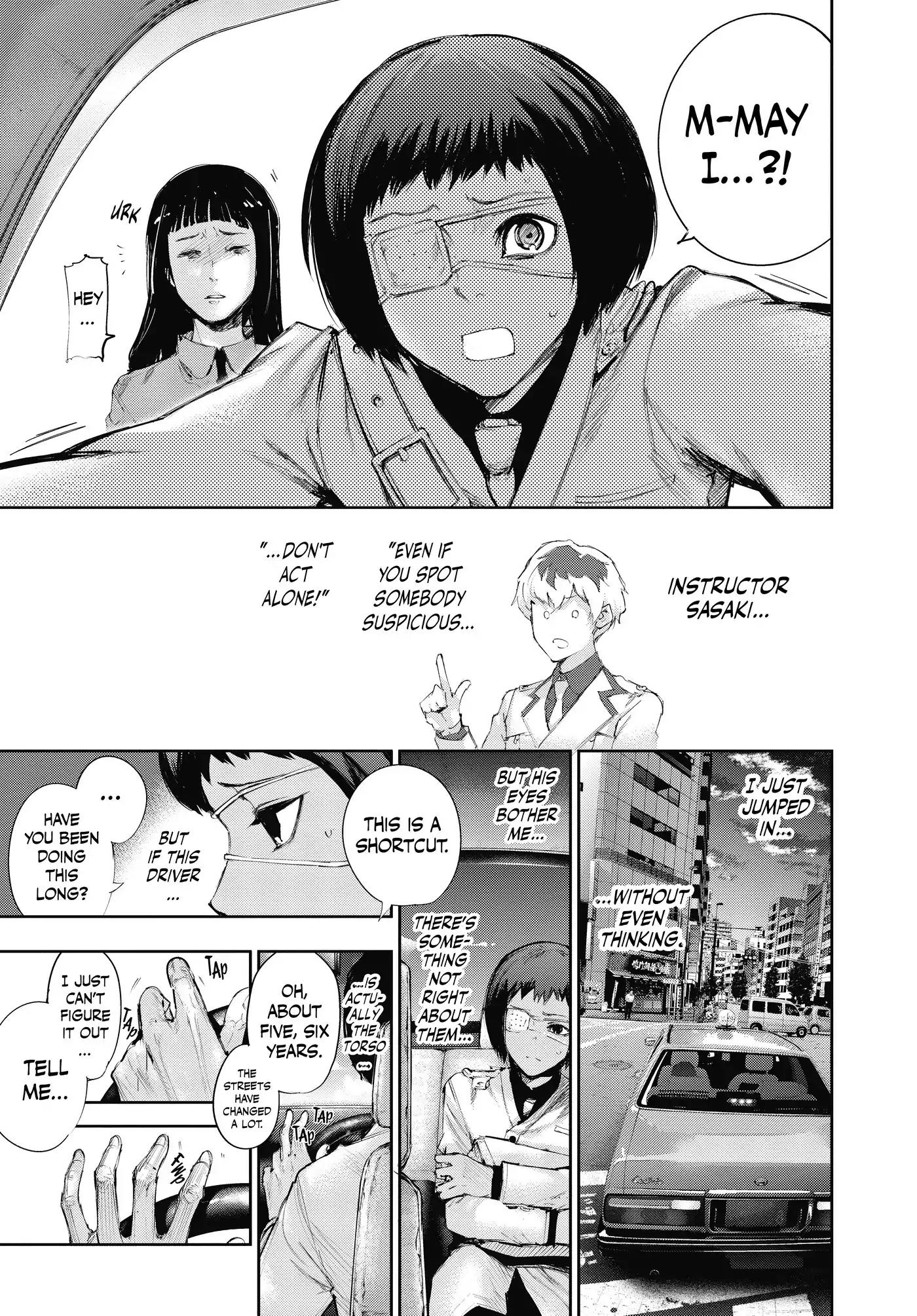 Tokyo Ghoul:re Chapter 4 page 15 - Chapter 4: Remit To See, Limit To See