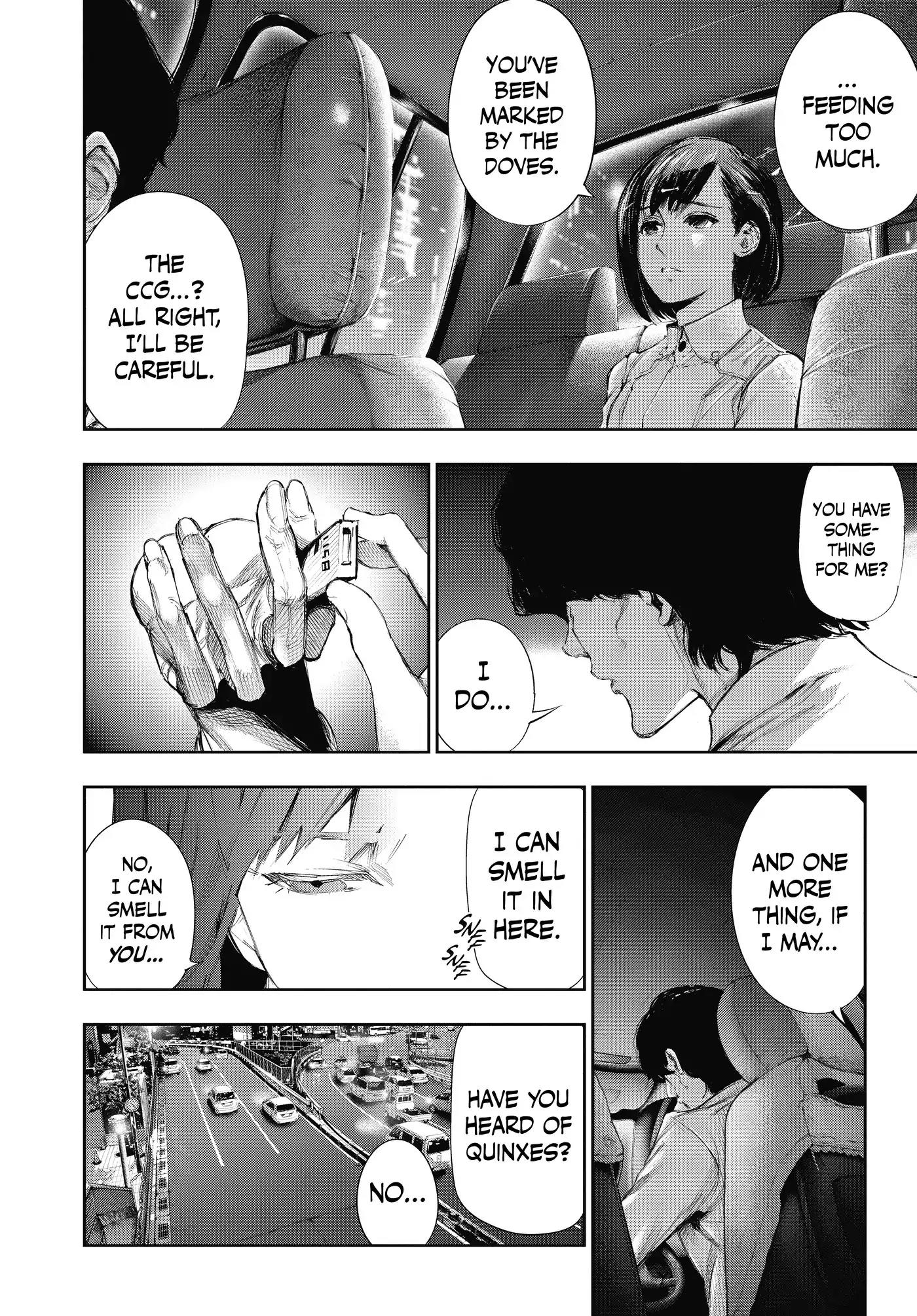 Tokyo Ghoul:re Chapter 4 page 2 - Chapter 4: Remit To See, Limit To See