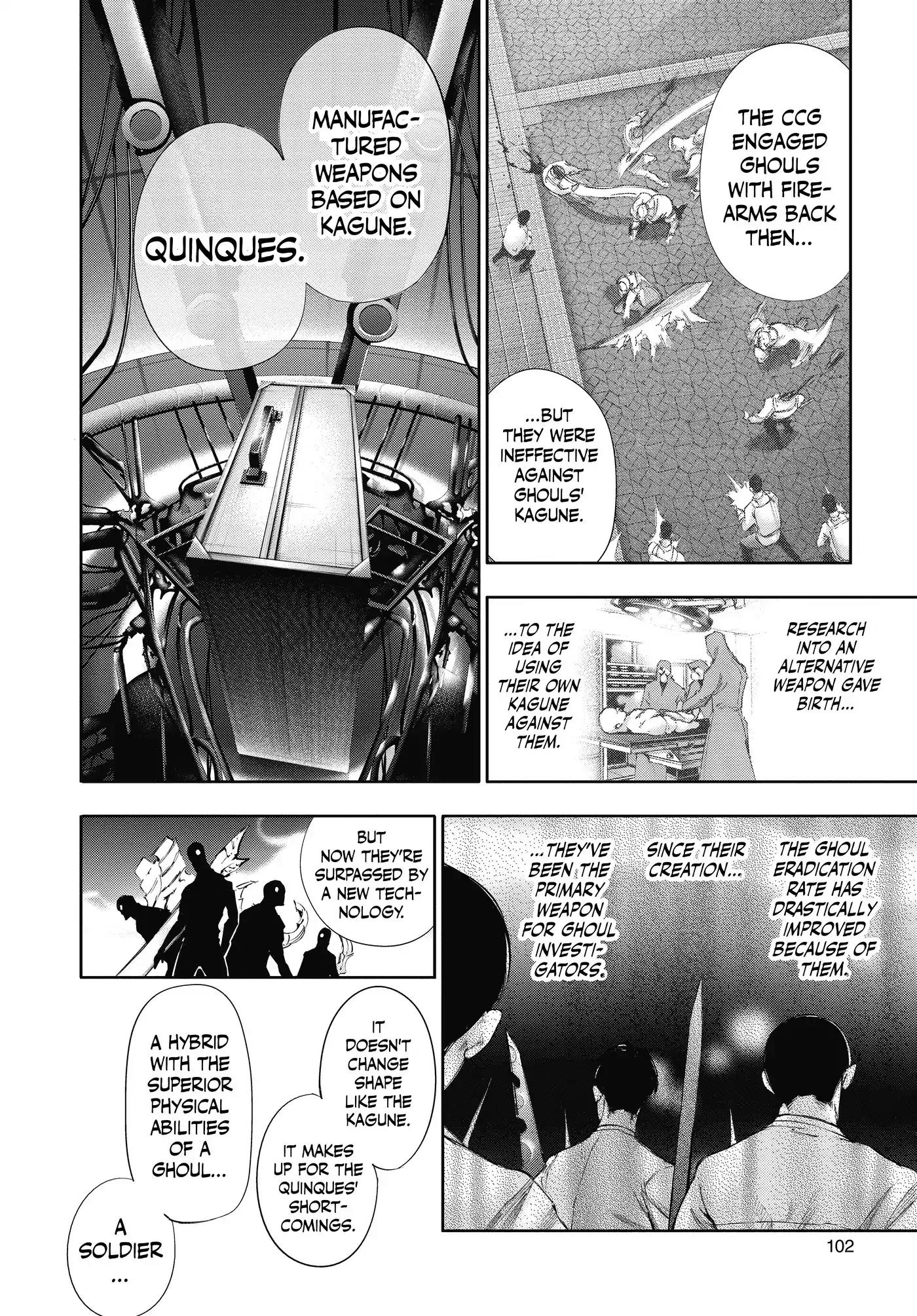 Tokyo Ghoul:re Chapter 4 page 8 - Chapter 4: Remit To See, Limit To See