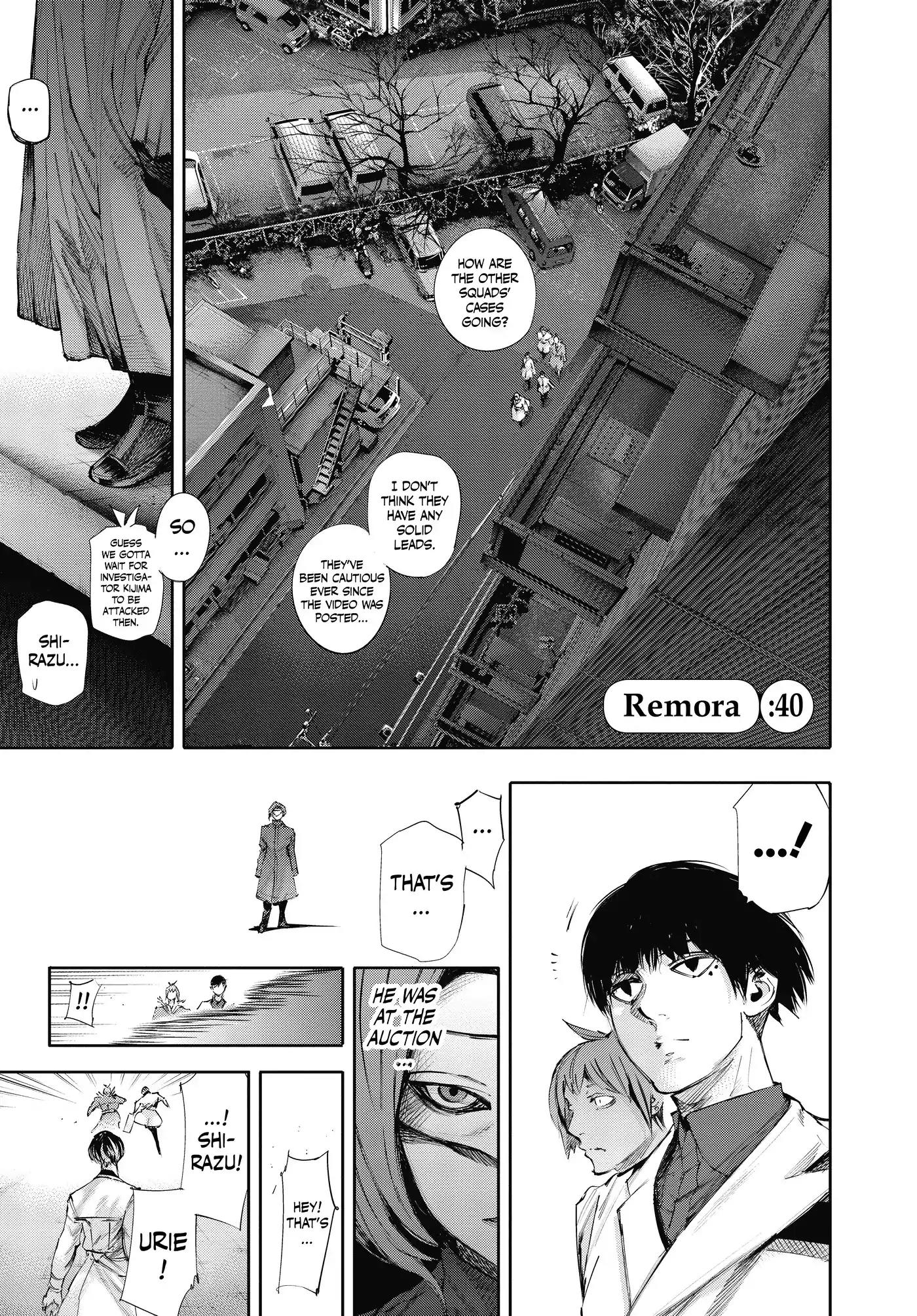 Tokyo Ghoul:re Chapter 40 page 1 - Chapter 40: Remora