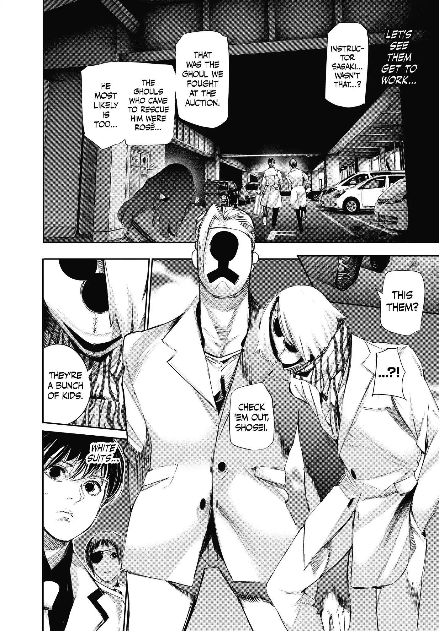 Tokyo Ghoul:re Chapter 40 page 4 - Chapter 40: Remora