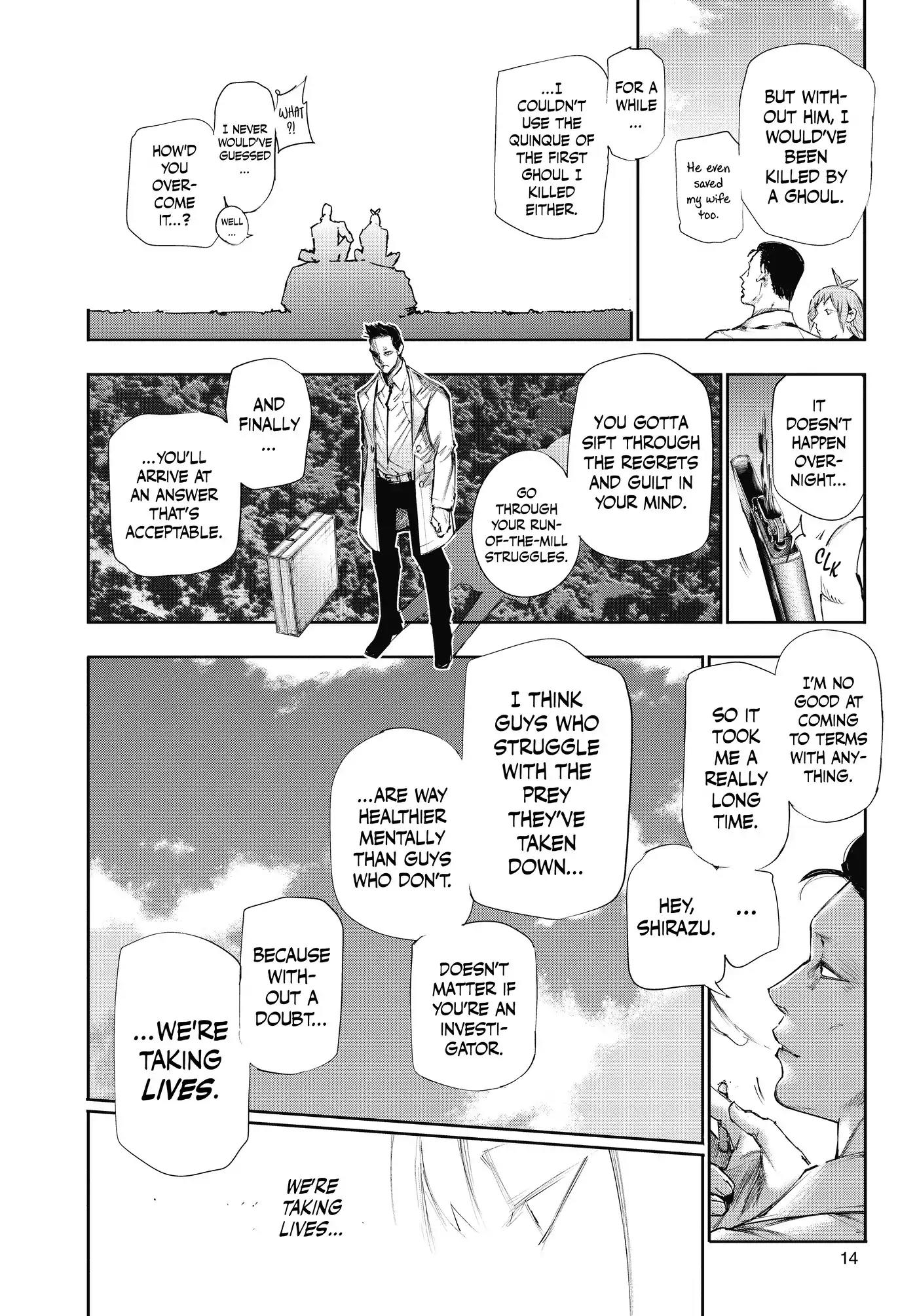 Tokyo Ghoul:re Chapter 42 page 15 - Chapter 42: Retort
