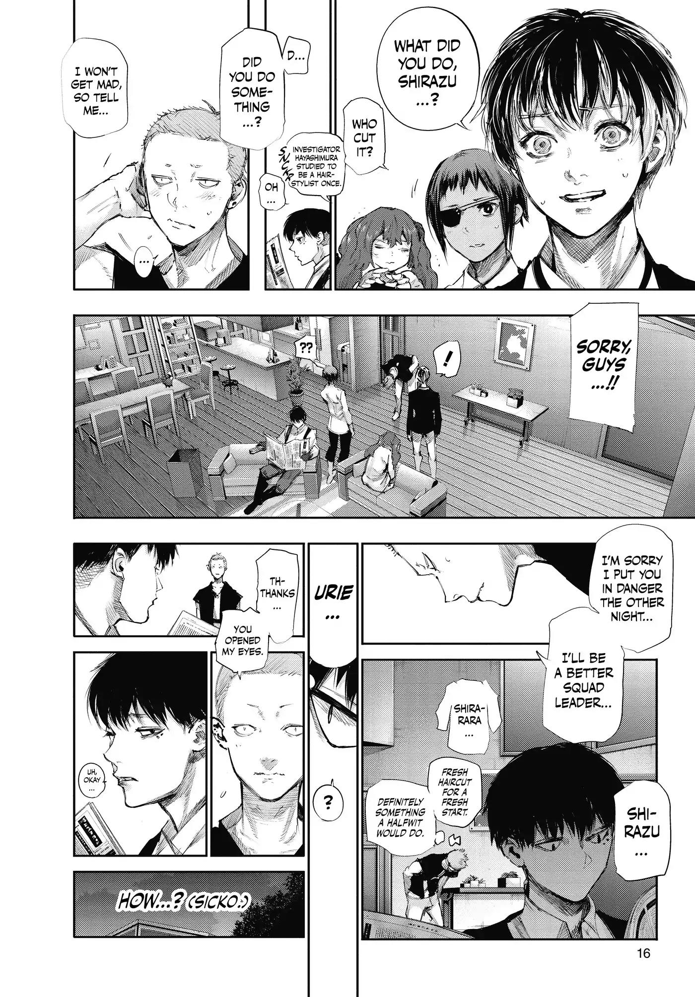 Tokyo Ghoul:re Chapter 42 page 17 - Chapter 42: Retort
