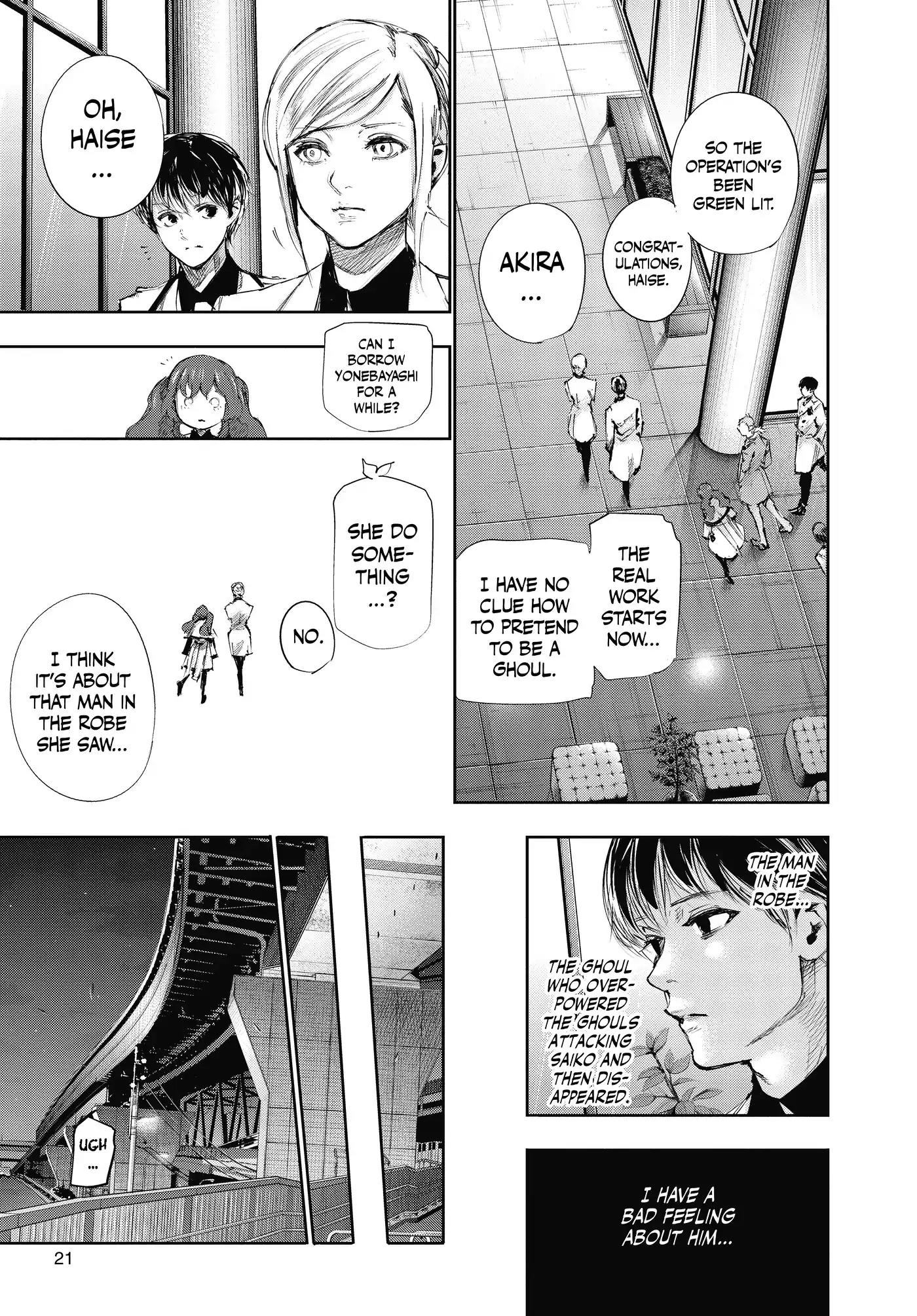 Tokyo Ghoul:re Chapter 42 page 22 - Chapter 42: Retort