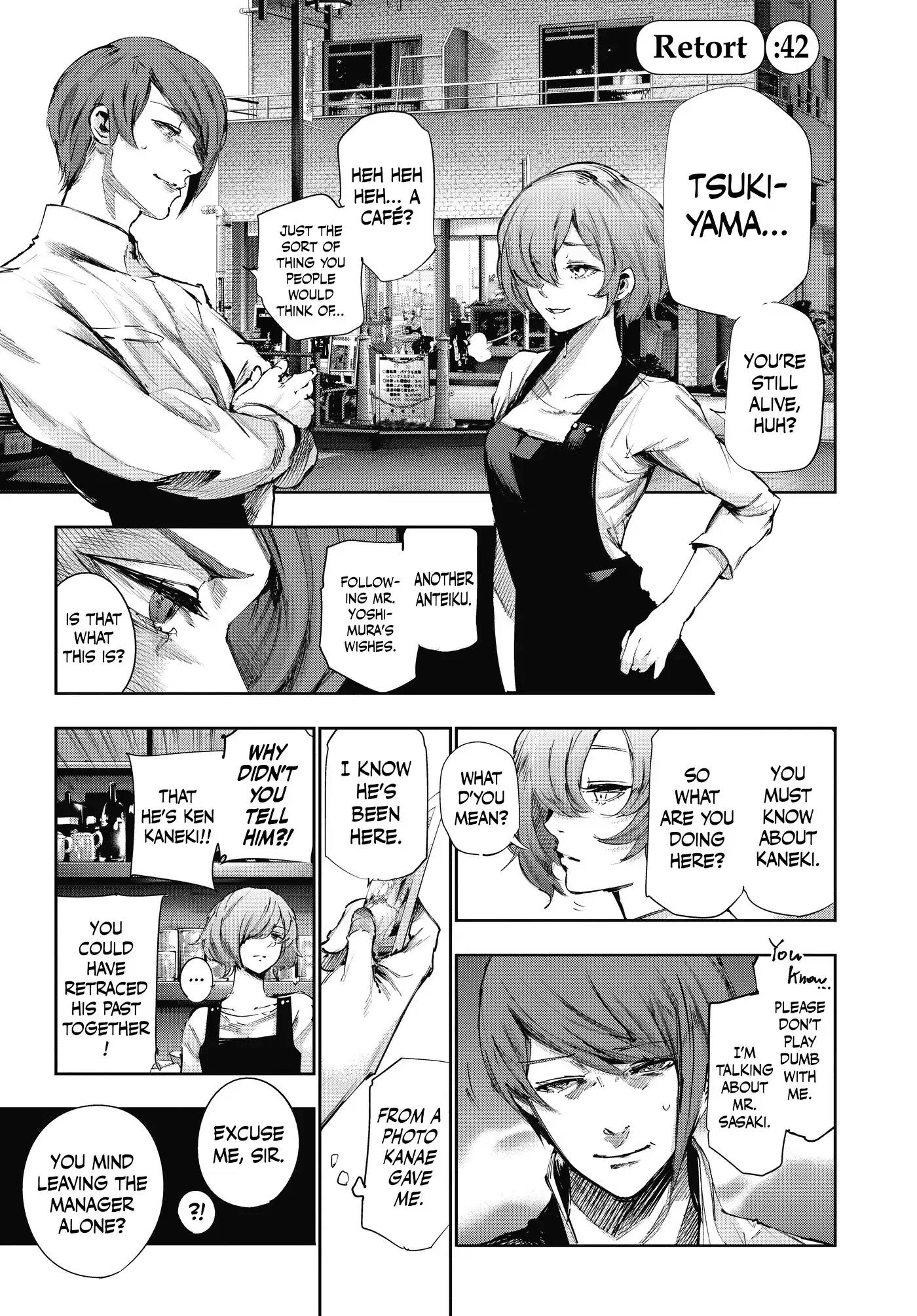 Tokyo Ghoul:re Chapter 42 page 6 - Chapter 42: Retort
