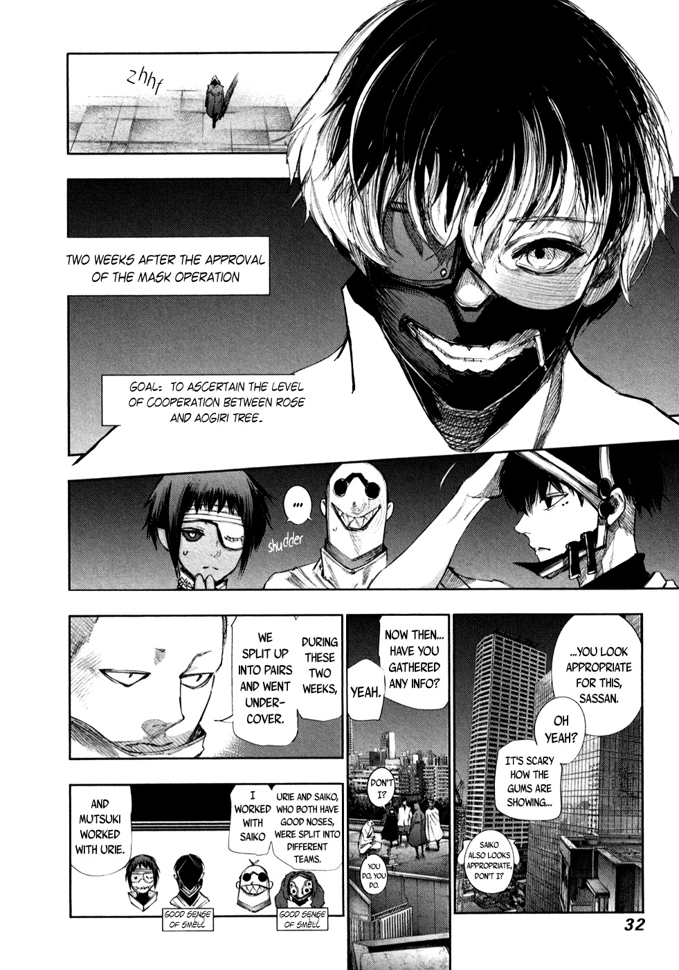 Tokyo Ghoul:re Chapter 43 page 11 - Chapter 43 : Revealing Sound