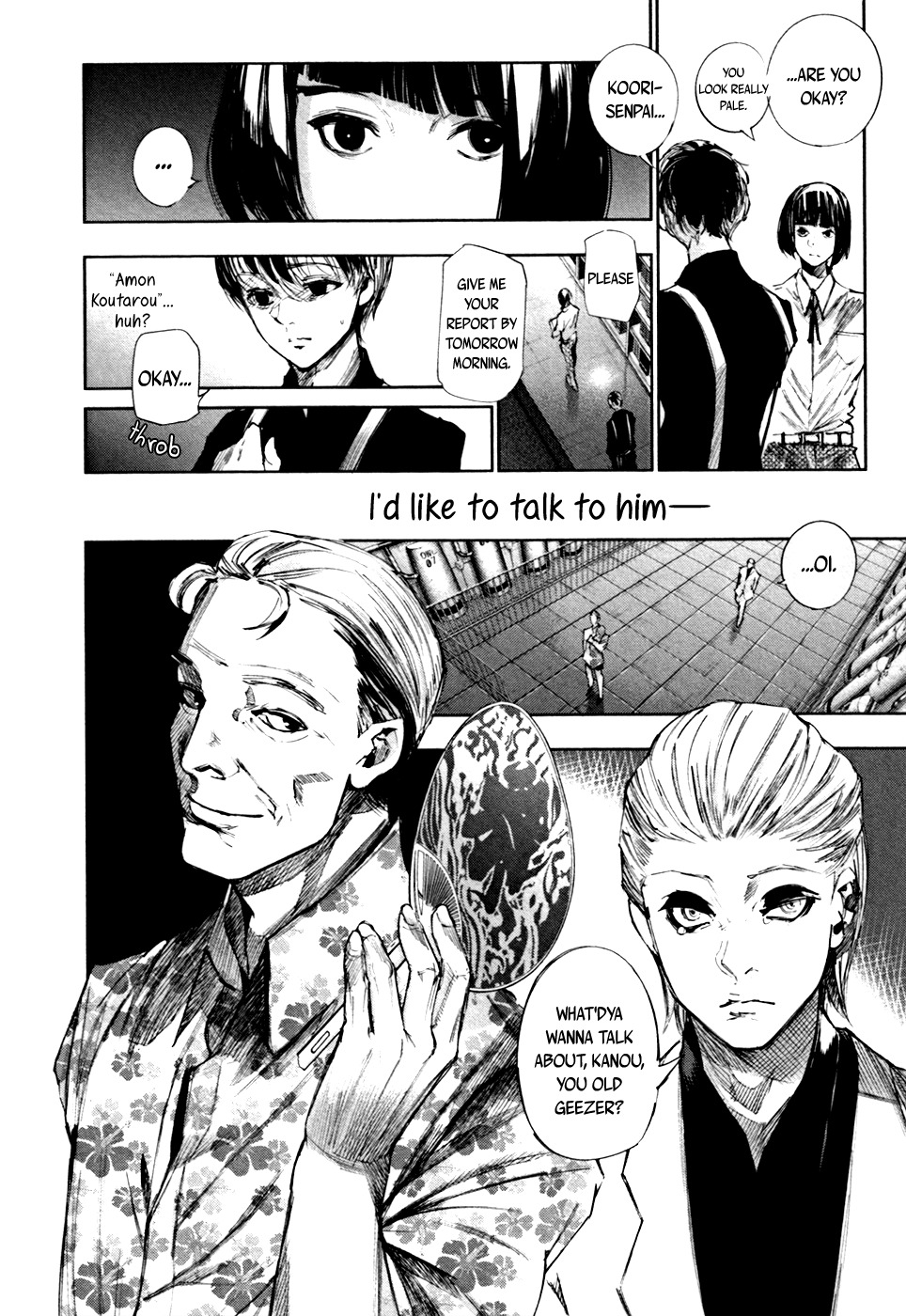 Tokyo Ghoul:re Chapter 43 page 19 - Chapter 43 : Revealing Sound
