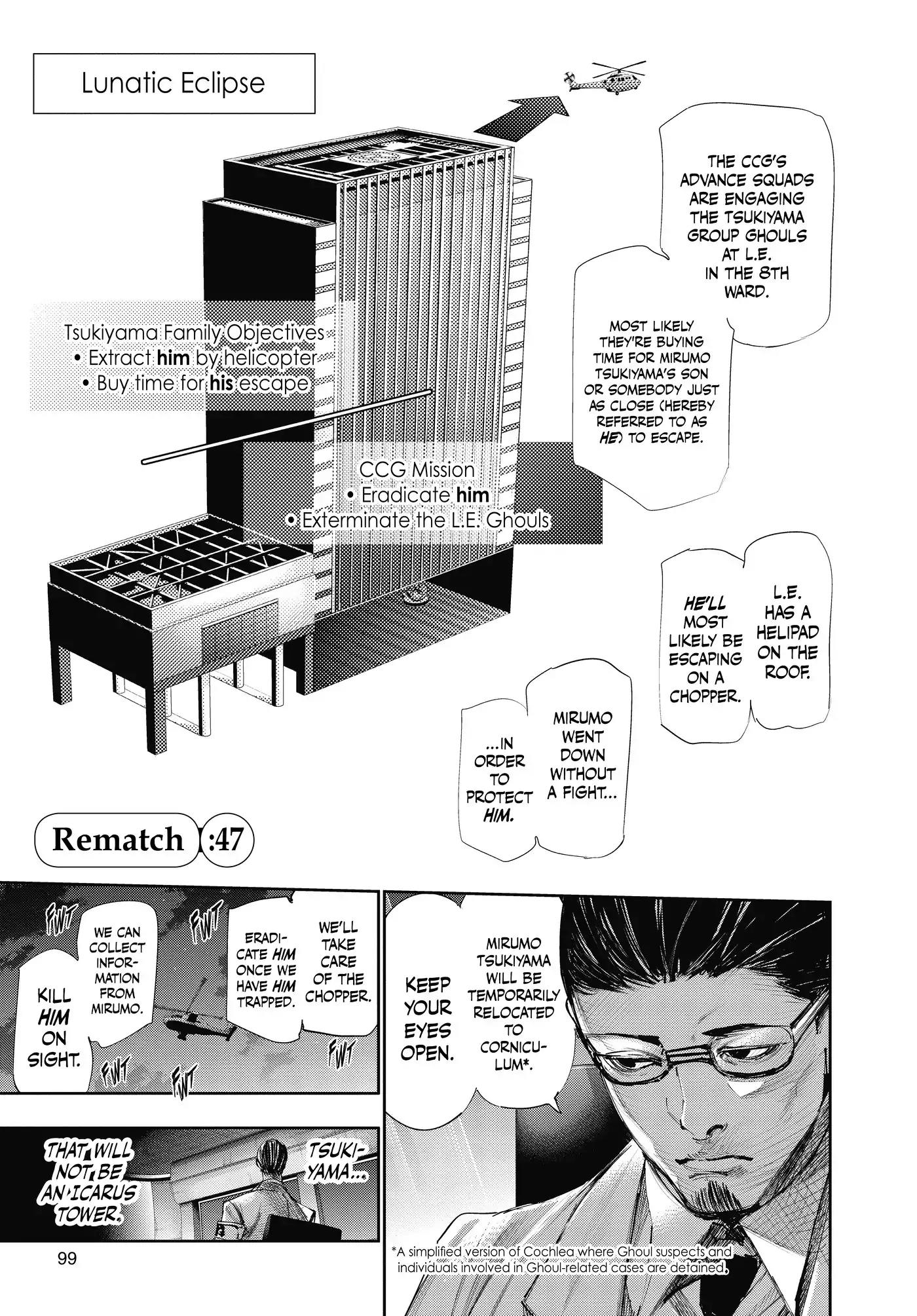 Tokyo Ghoul:re Chapter 47 page 1 - Chapter 47: Rematch