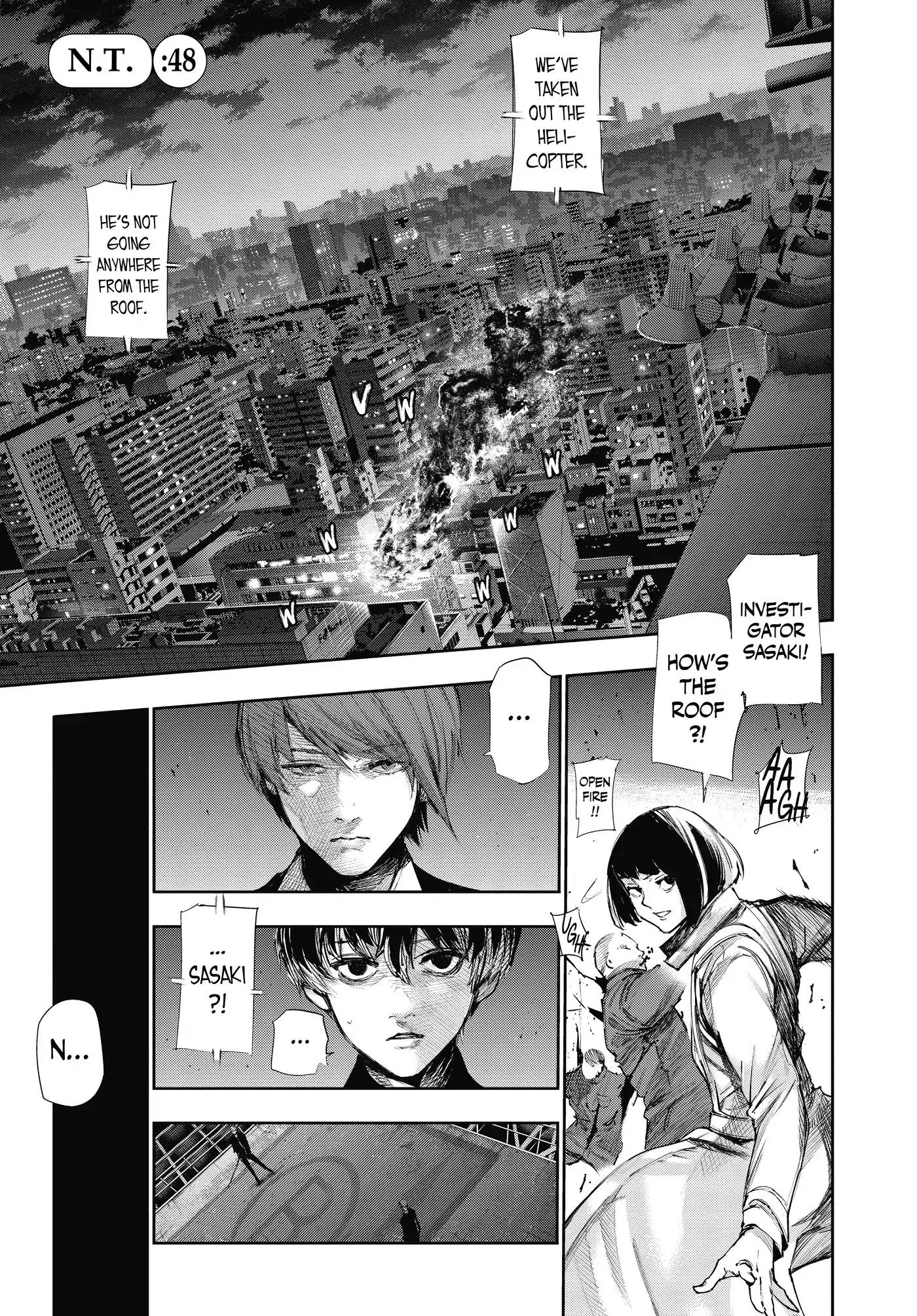 Tokyo Ghoul:re Chapter 48 page 1 - Chapter 48: N.T.