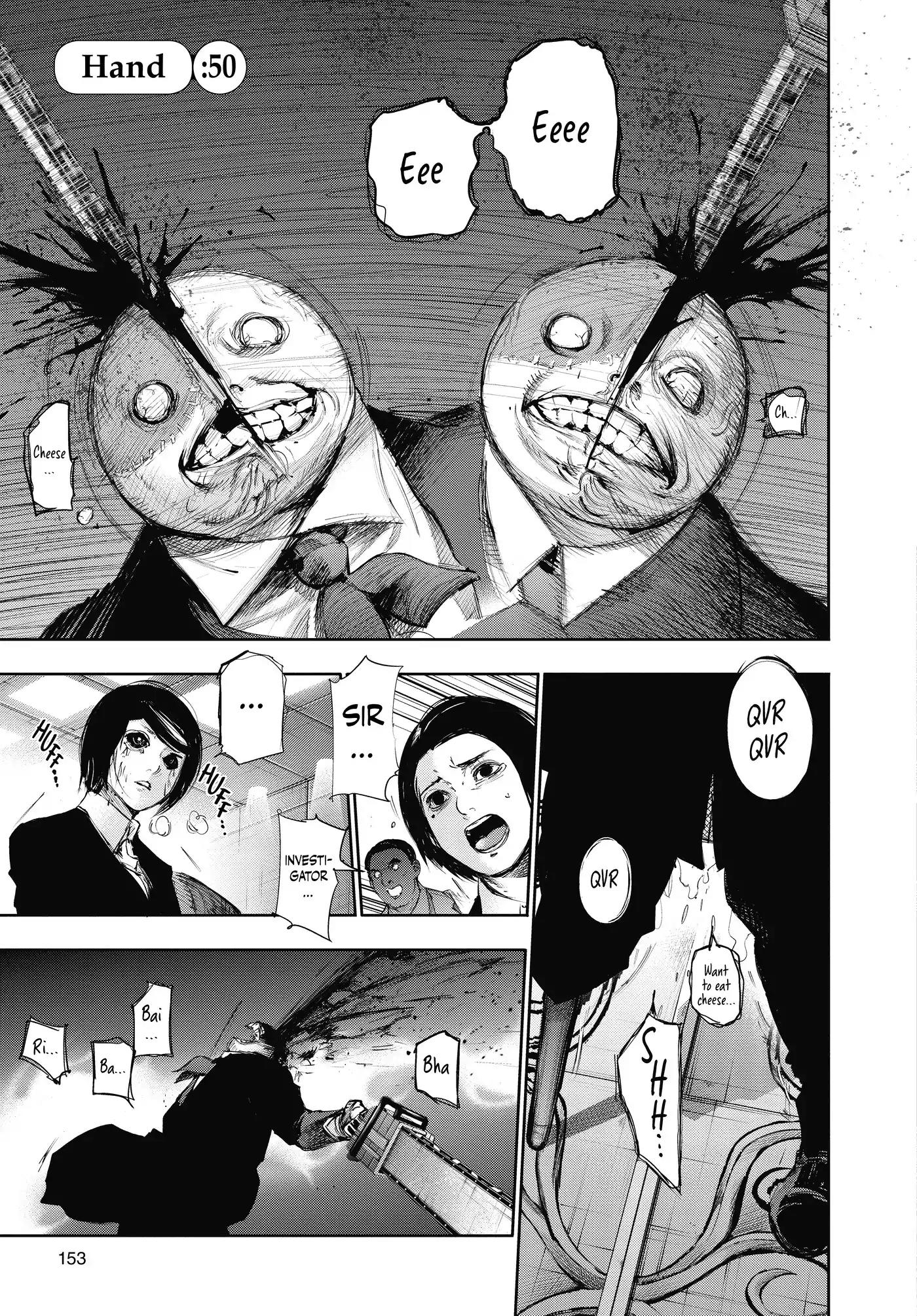 Tokyo Ghoul:re Chapter 50 page 1 - Chapter 50: Hand